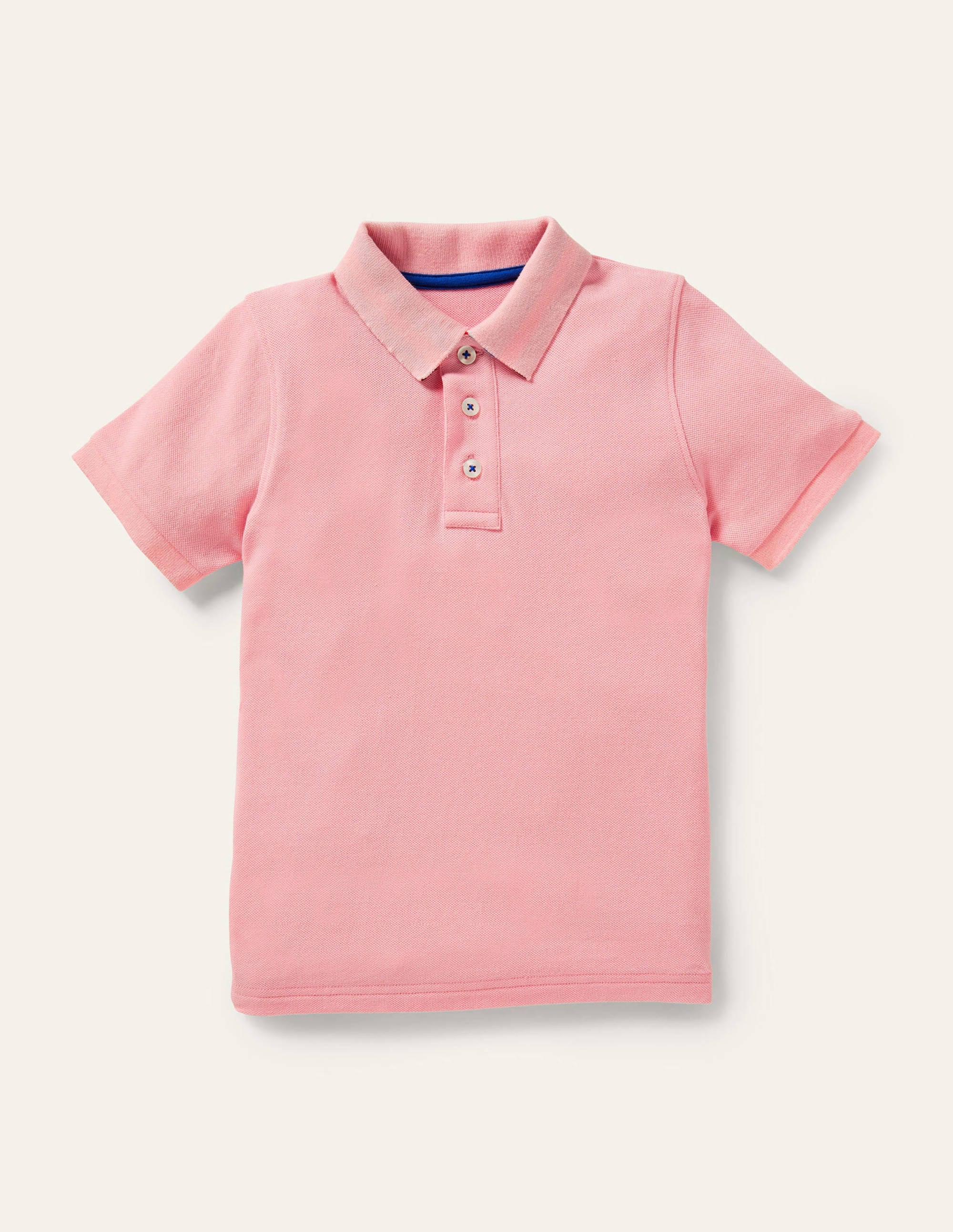 Polo en piqué-Rose boto - Image 1