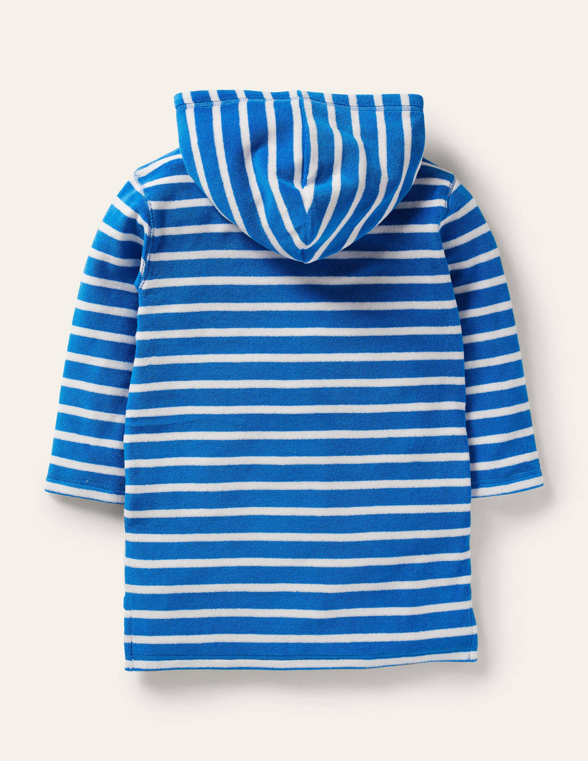 Frottee-Badeponcho-Kräftiges Blau, Haie-2