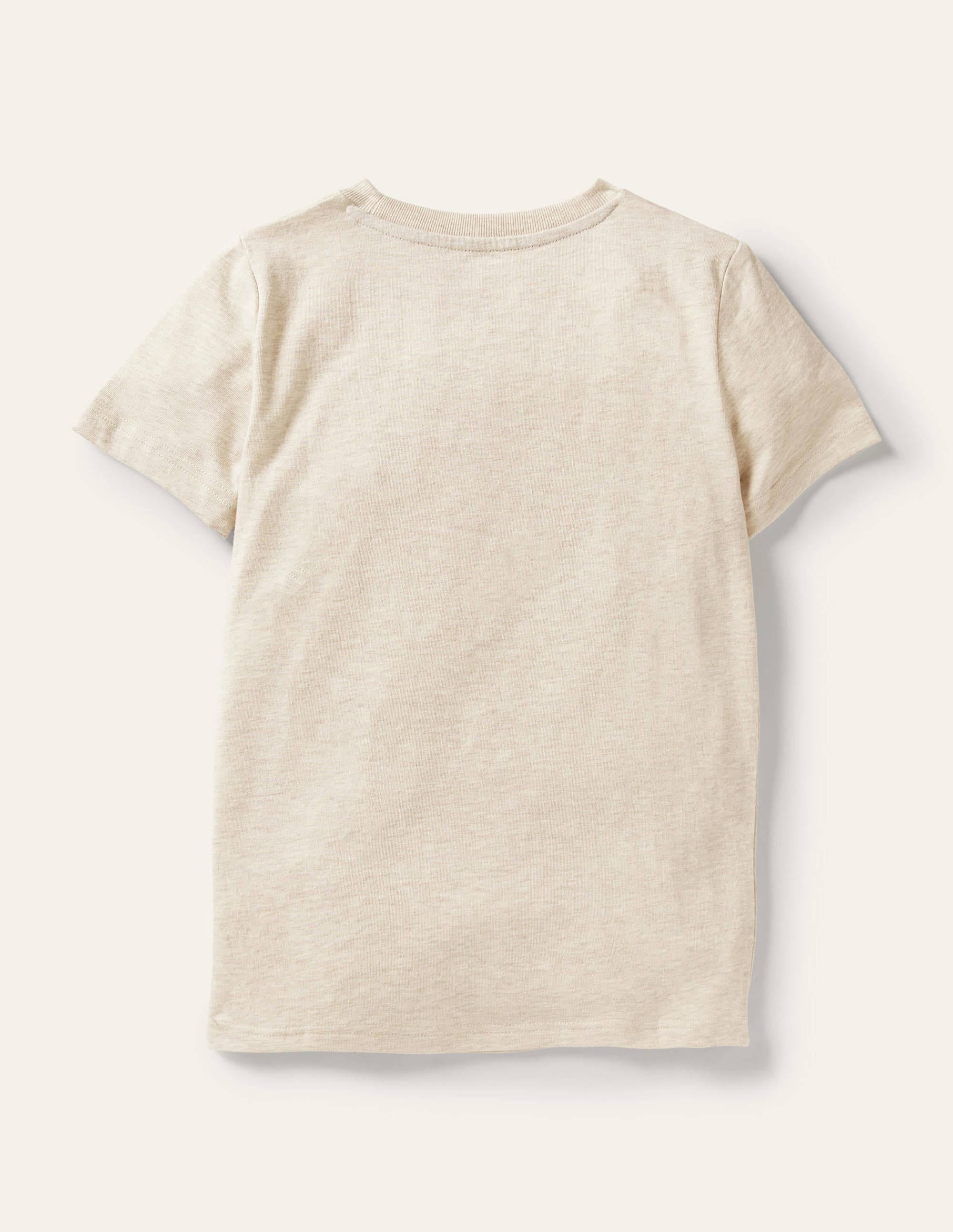 Graphic Grid T-shirt-Oatmeal Marl Frogs - Image 2