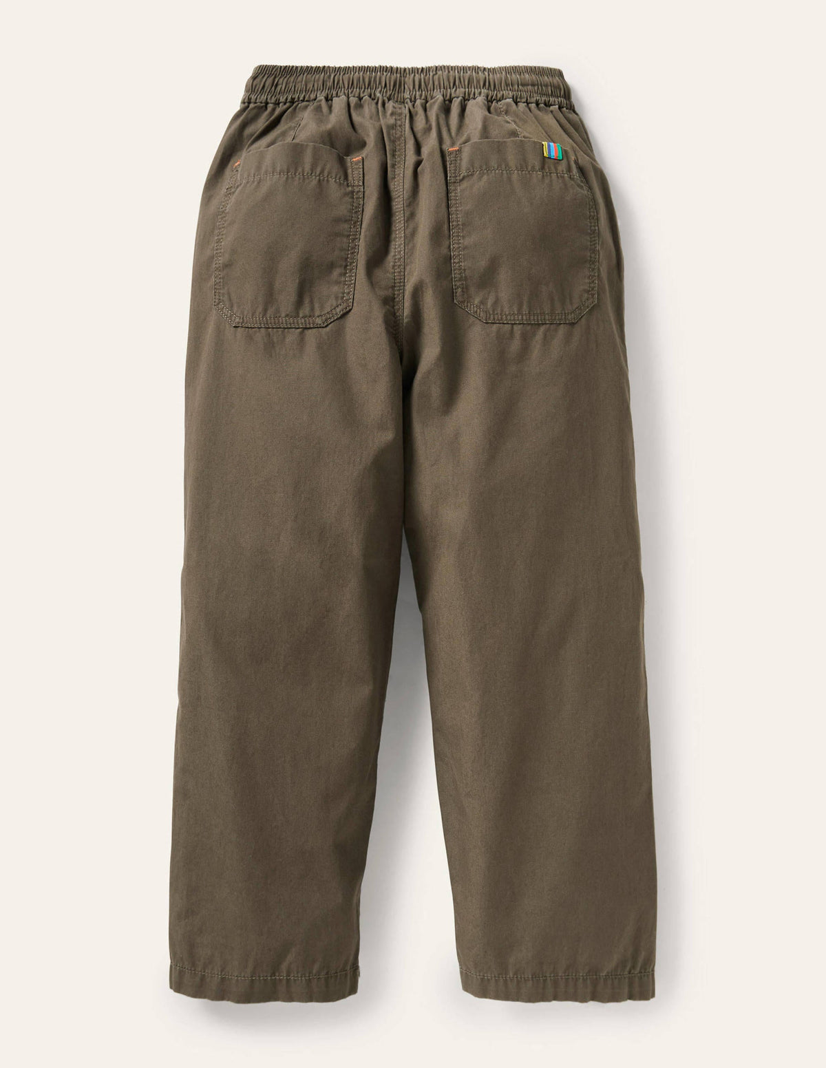 Gefütterte Cordhose-Khaki - Image 2