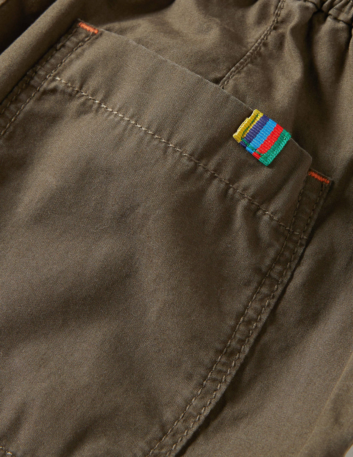 Gefütterte Cordhose-Khaki - Image 3