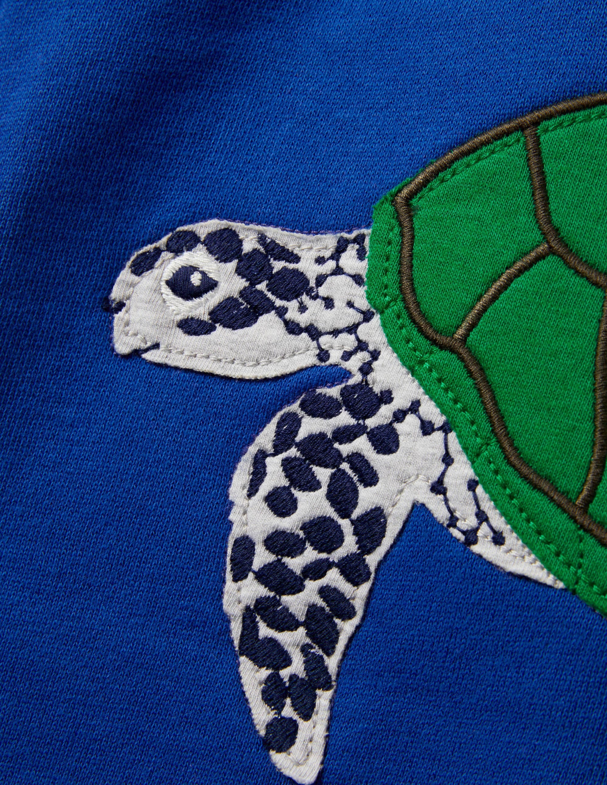 Bas de jogging à appliqué tortue-Tortues bleu brillant - Image 3