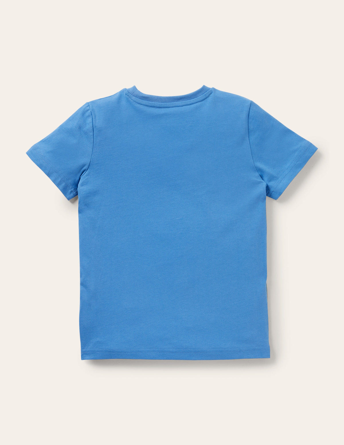 Printed Educational T-shirt-Bright Bluebell Blue Flower-2
