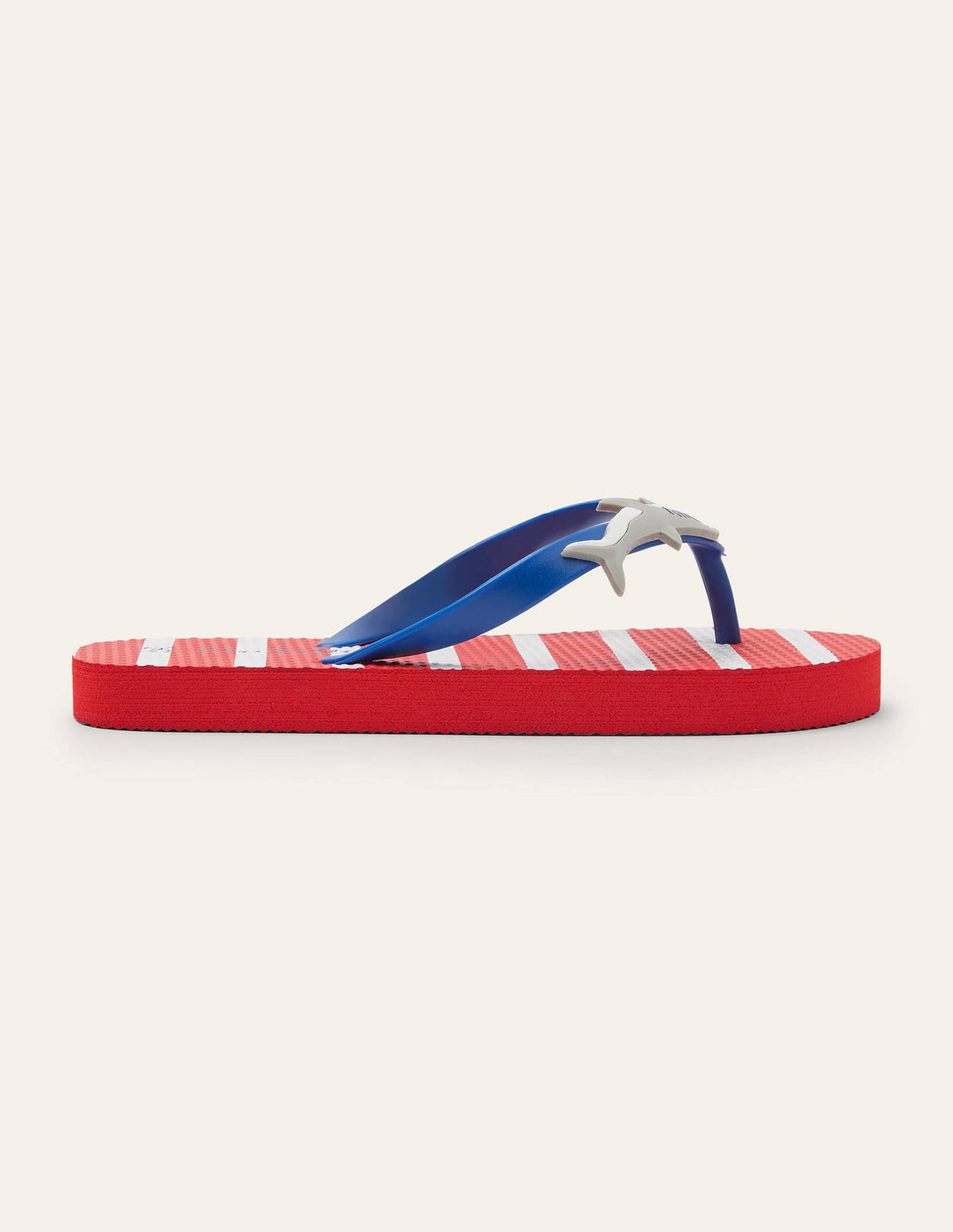 Flip-Flops (Jungen)-Rot/Naturweiß, Haie-2