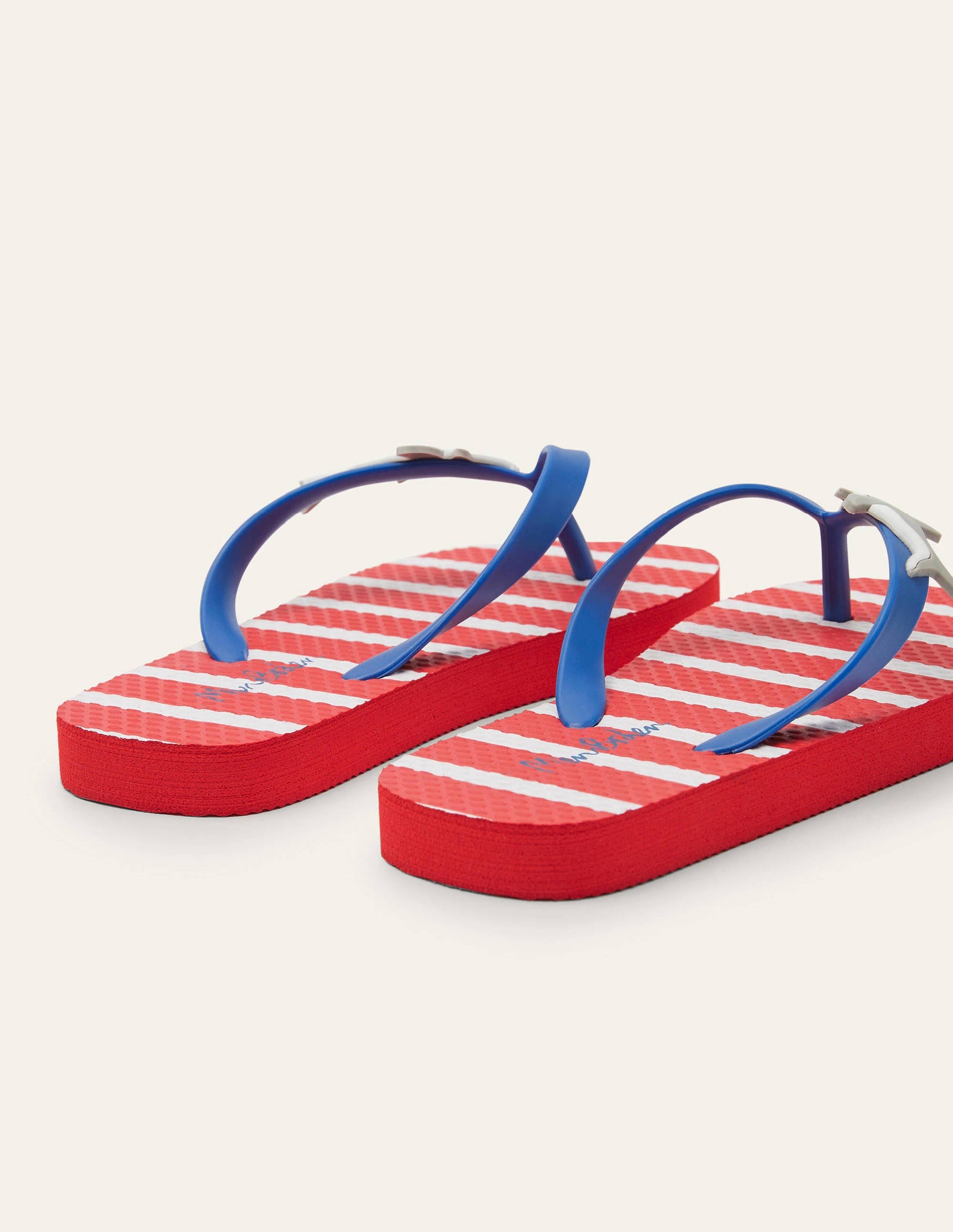 Flip-Flops (Jungen)-Rot/Naturweiß, Haie-3