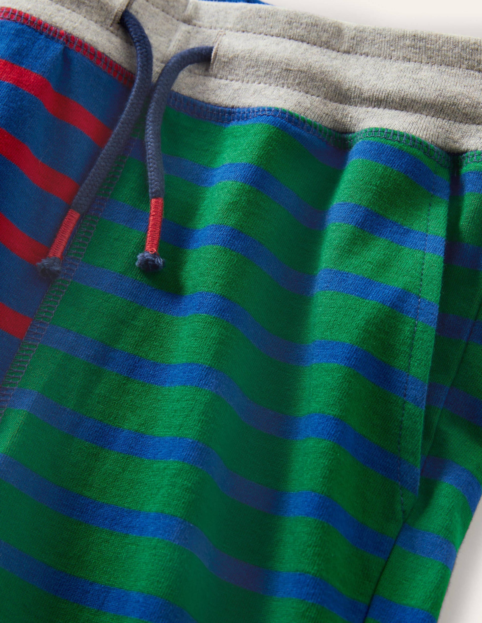 Jersey-Baggyhose-Grün/Blau, Mustermix-3