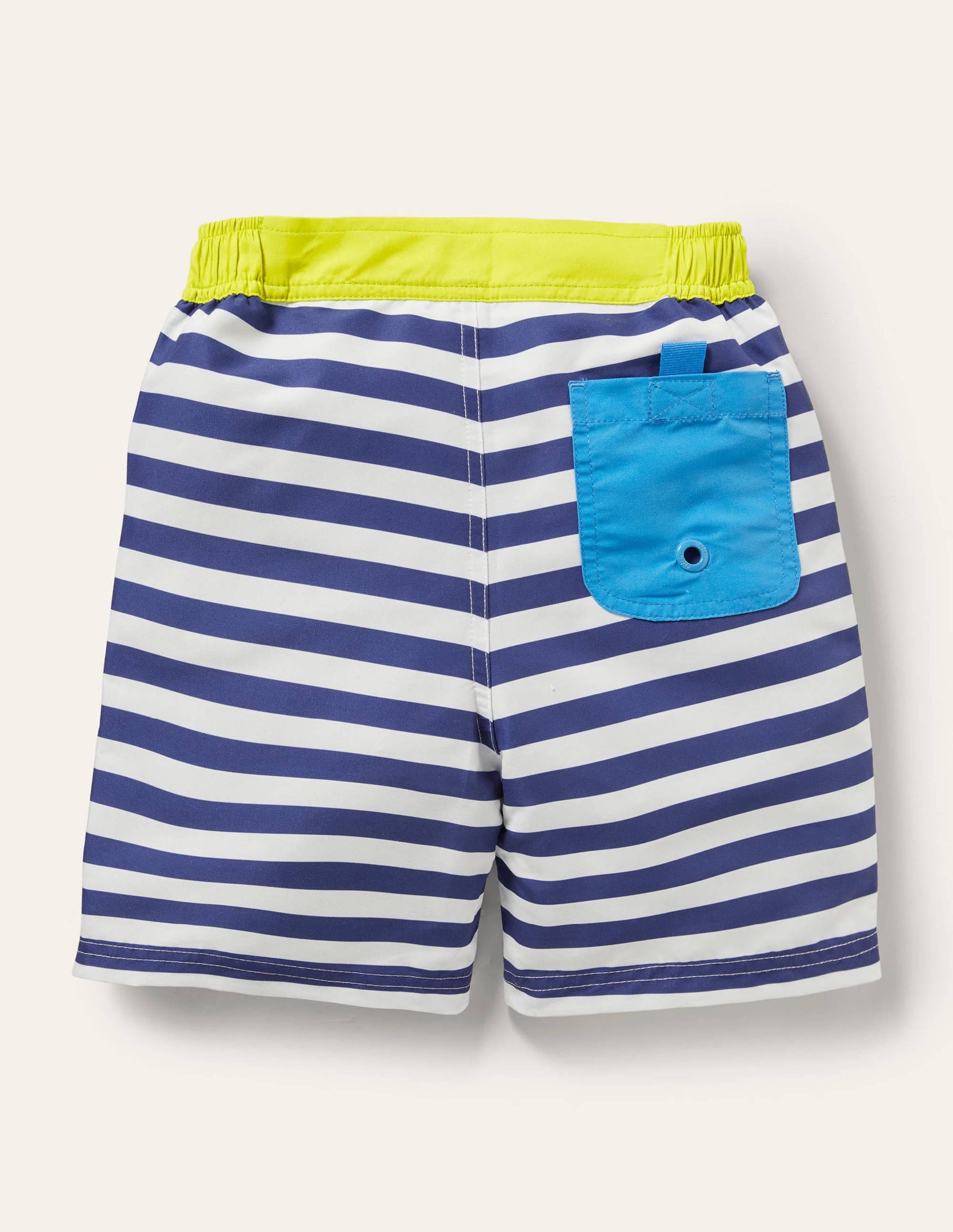 Board Shorts-Ivory/Navy Stripe-2