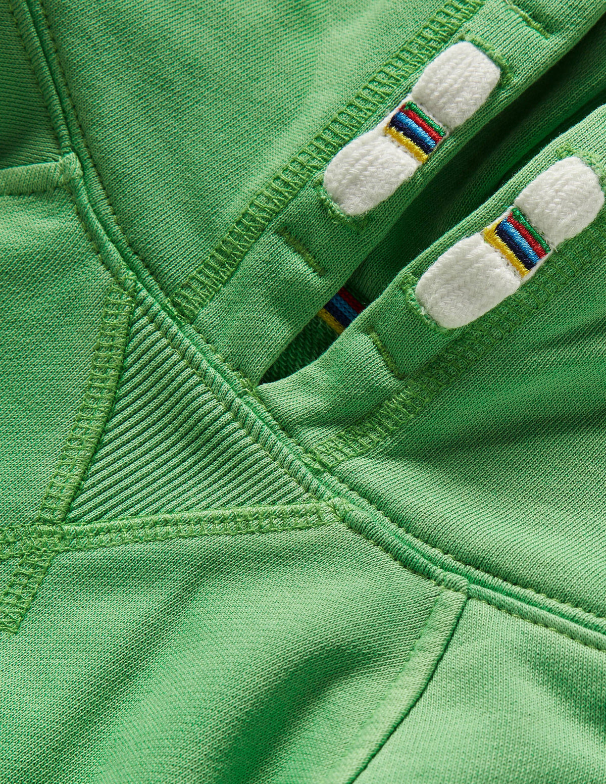 Sweat à capuche teint en pièce-Vert iguane - Image 3
