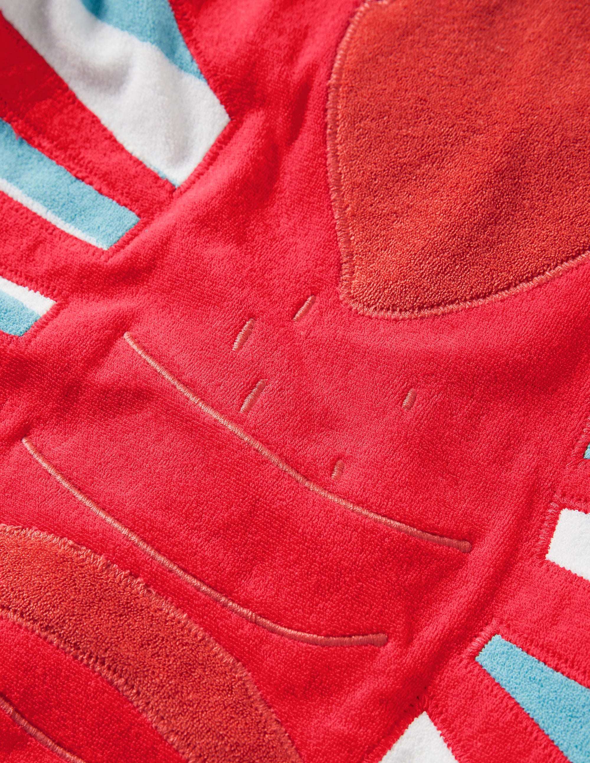 Poncho en éponge-Homard bleu aigue-marine - Image 3