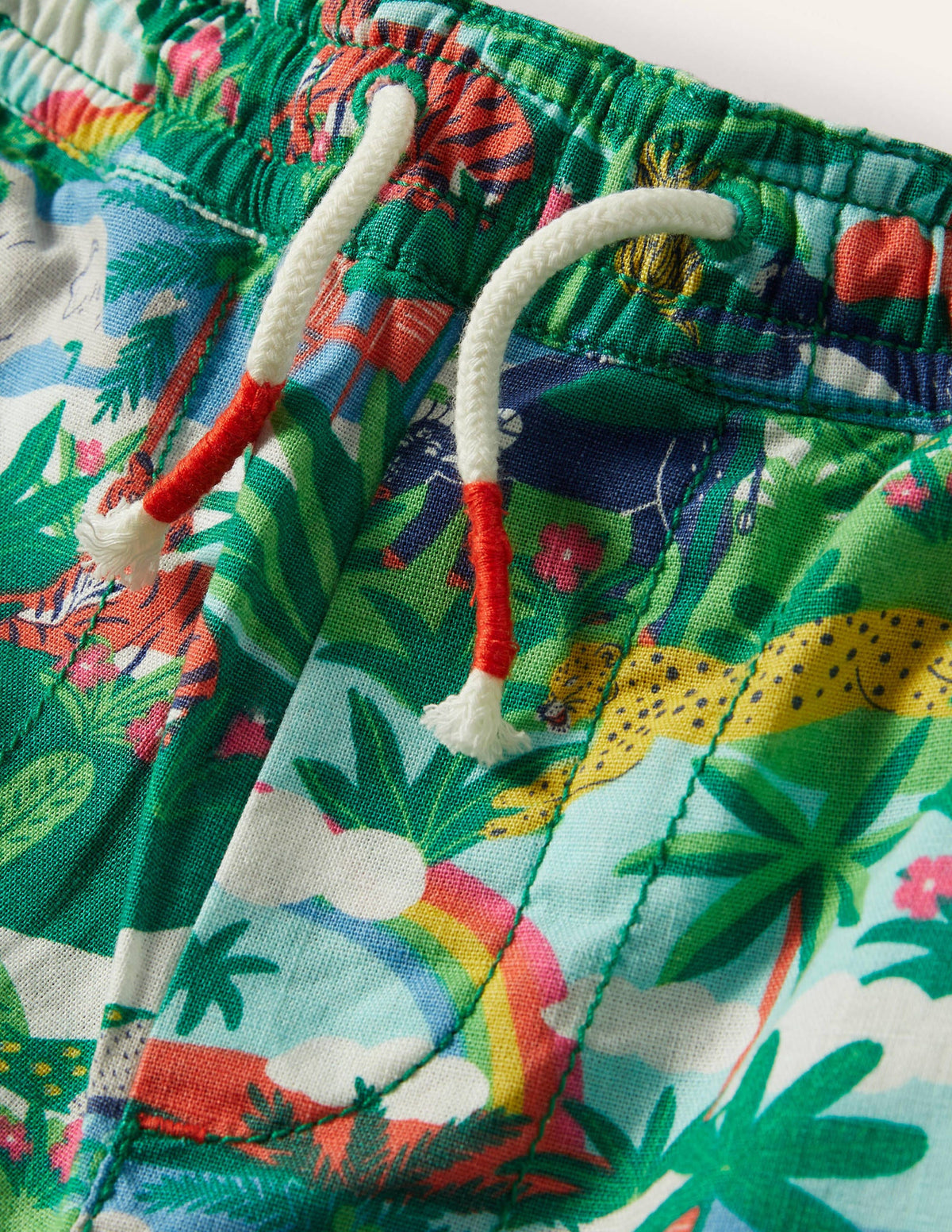 Shorts zum Hineinschlüpfen mit Kordelzug-Dschungelszene - Image 3