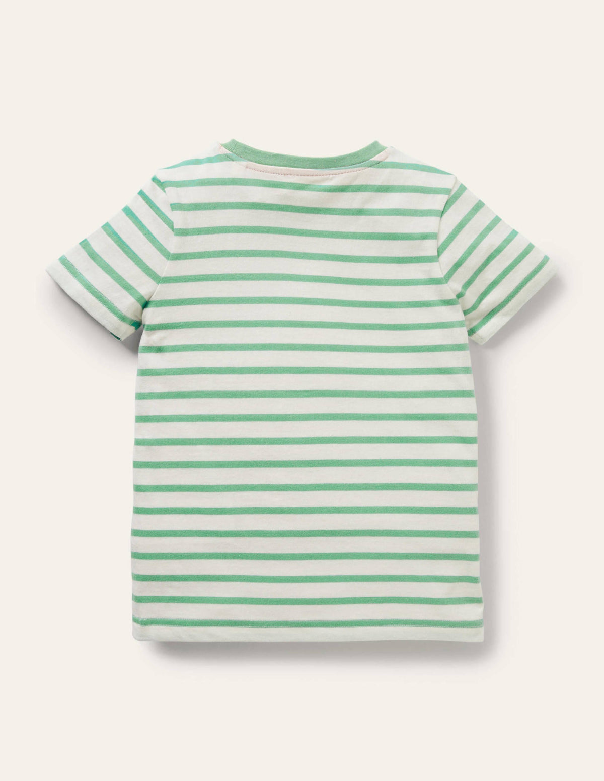 T-Shirt mit Osterapplikation-Naturweiß/Aloe-Vera-Grün, Hase - Image 2