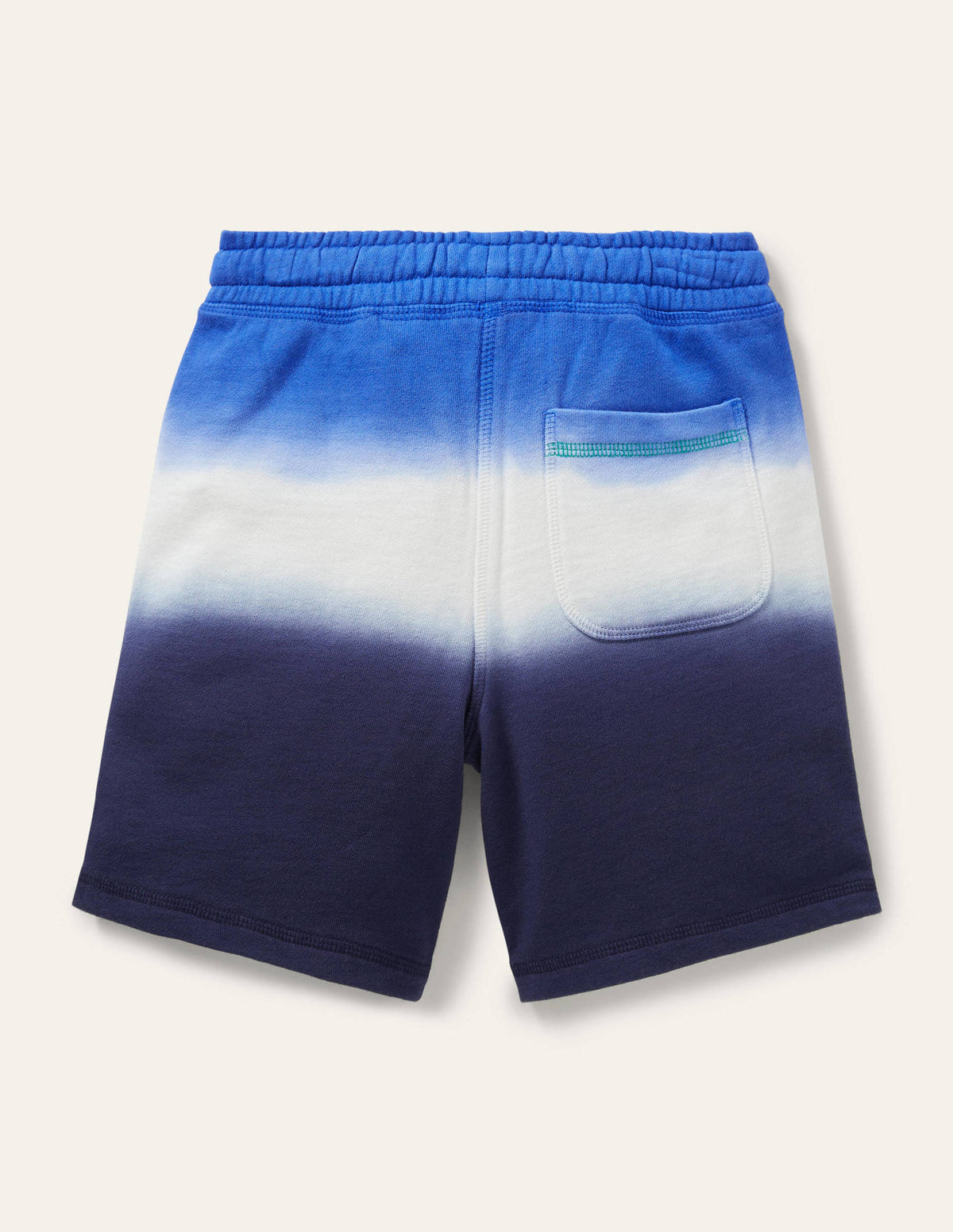 Short de survêtement teint en pièce-Bleu effet dip-dye - Image 2
