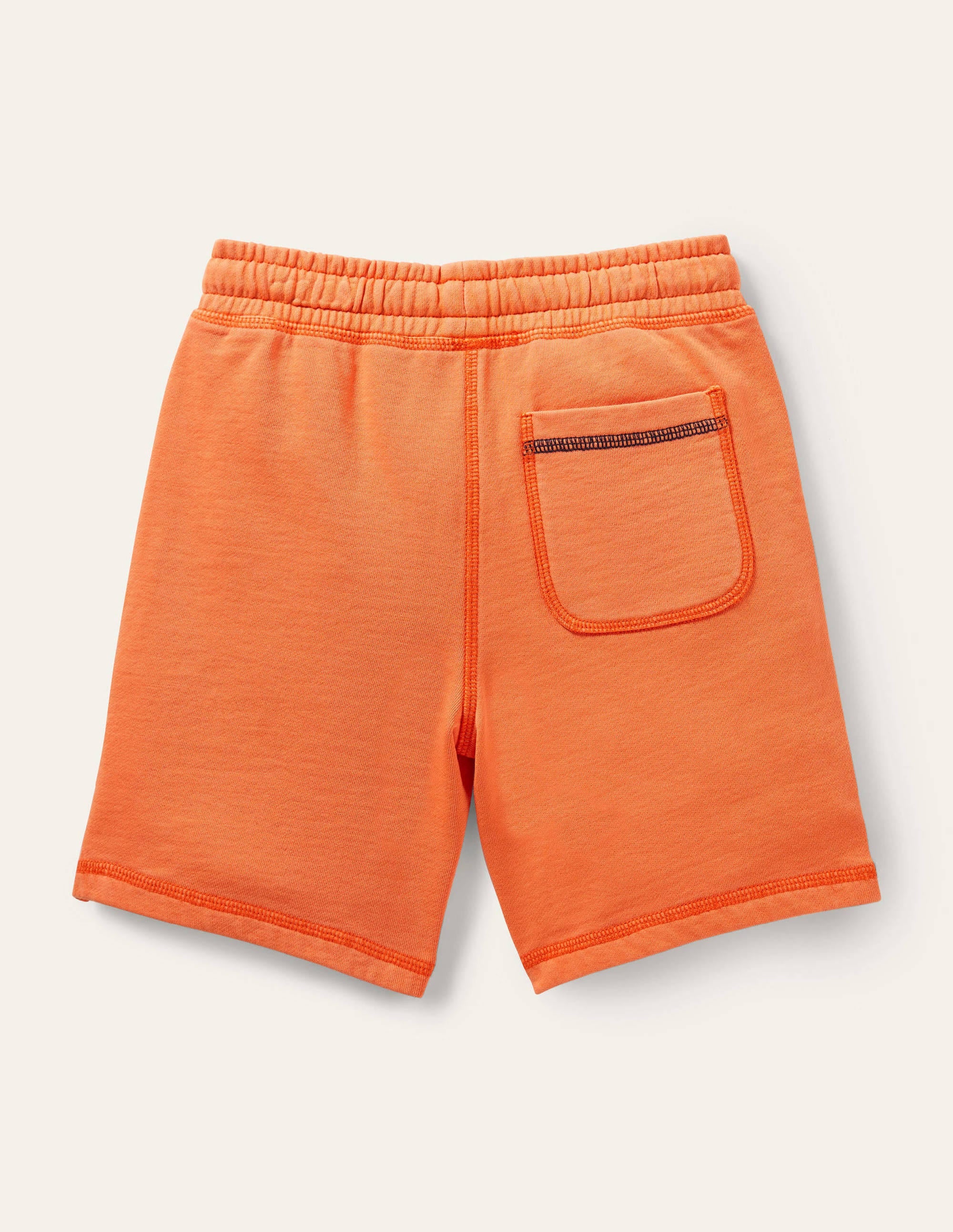 Garment-dyed Sweatshorts-Satsuma Orange - Image 2