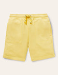 Stückgefärbte Sweatshorts-Maisgelb