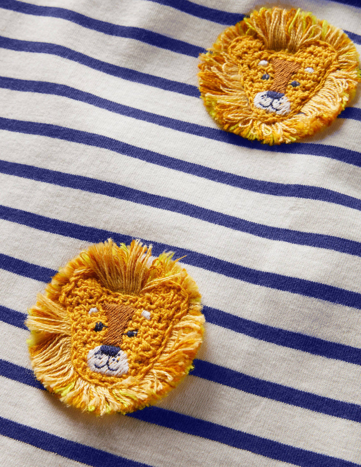 T-shirt en crochet-Lions bleu tribord/ivoire - Image 3