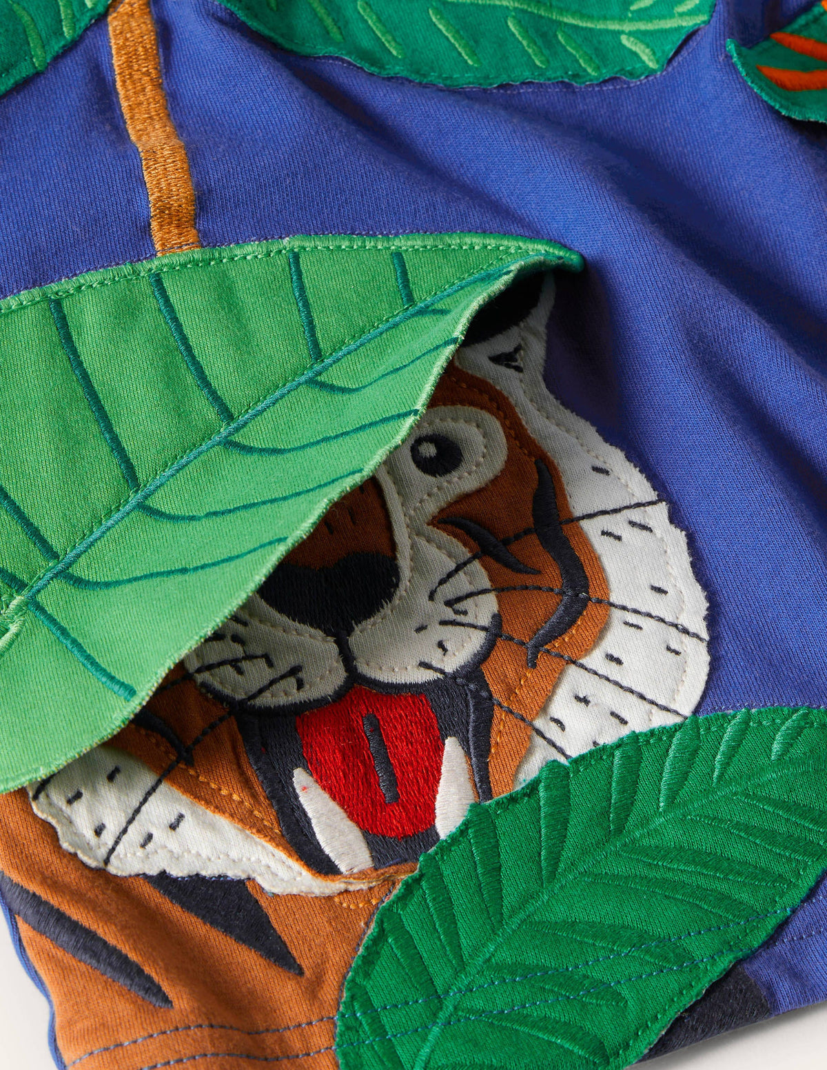Lift-the-flap Animal T-shirt-Bluebell Blue Peeping Jungle - Image 3