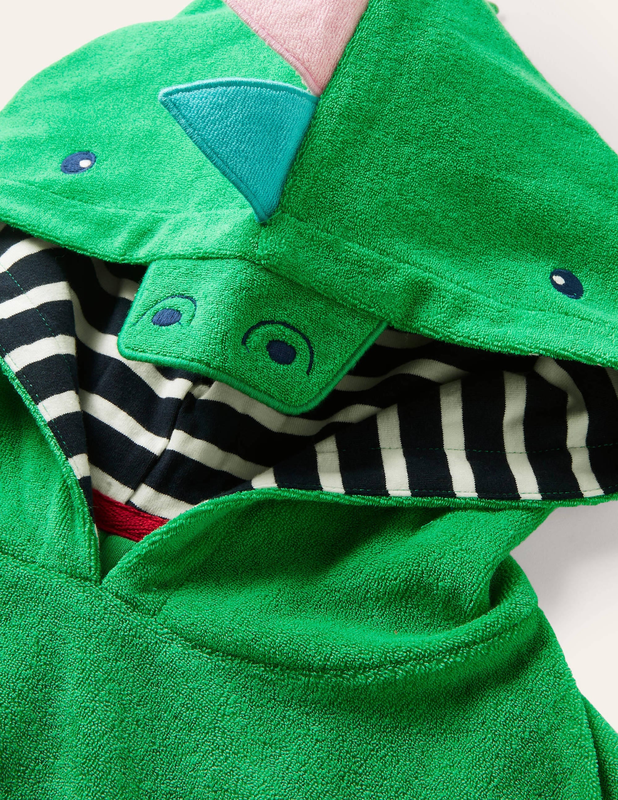 Origineller Frottee-Poncho-Paprikagrün, Drache - Image 3