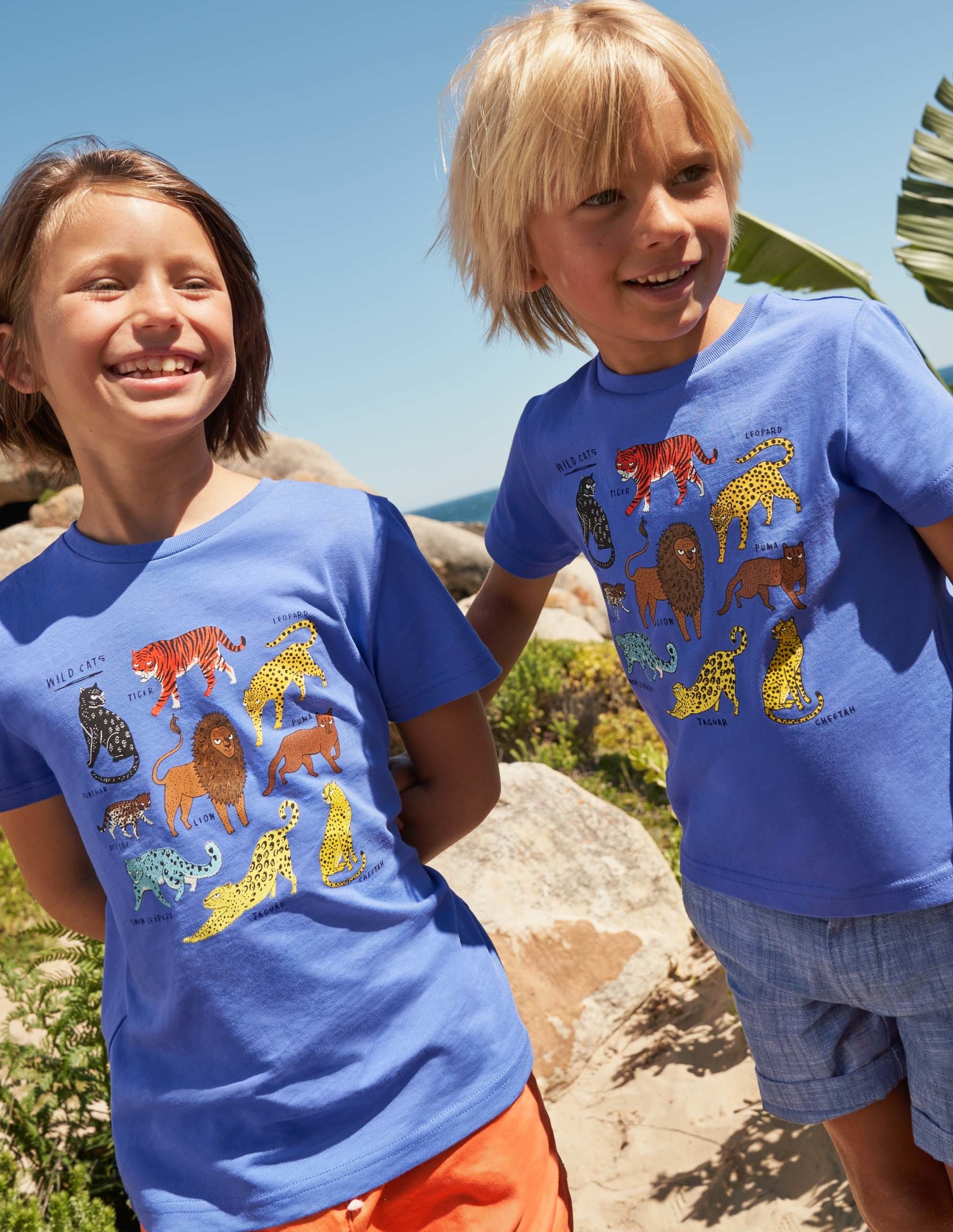 Im Dunkeln leuchtendes T-Shirt-Glockenblumenblau, Großkatzen - Image 8
