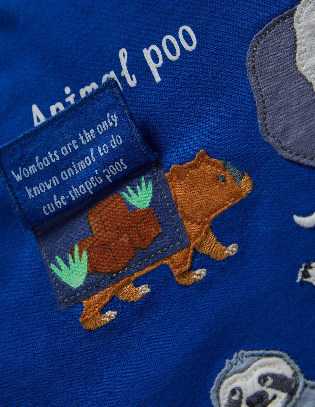 Oberteil mit lehrreichen Aufklappmotiven-Blitzblau, Tiere - Image 3