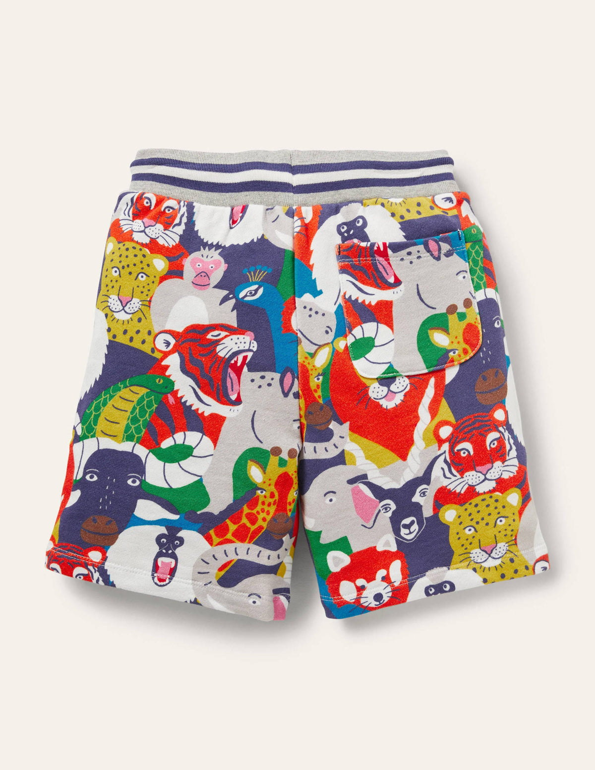 Gemusterte Sweatshorts-Bunt, Wilder Dschungel - Image 2