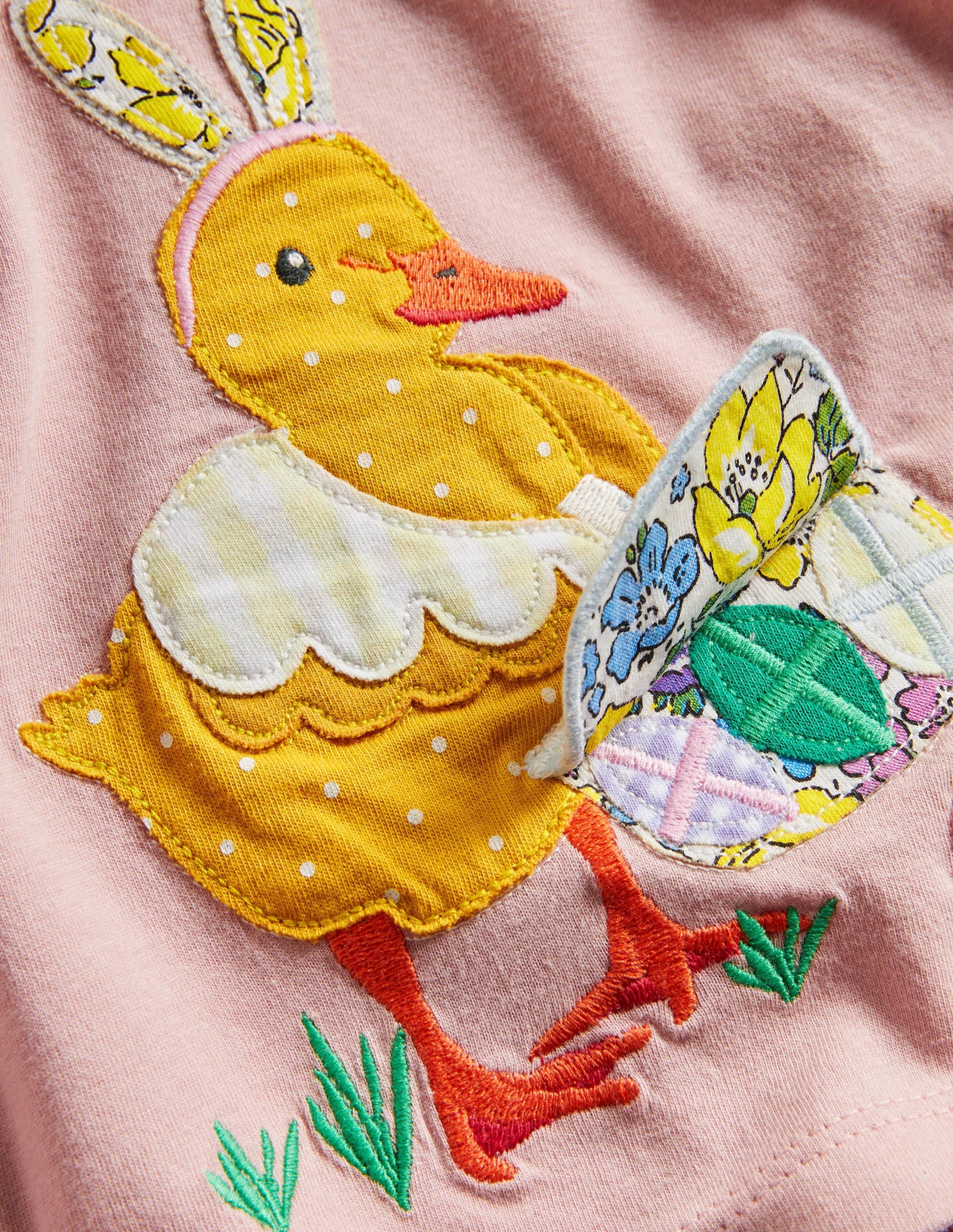 Oberteil mit Aufklappmotiv-Rosa, Ente - Image 3