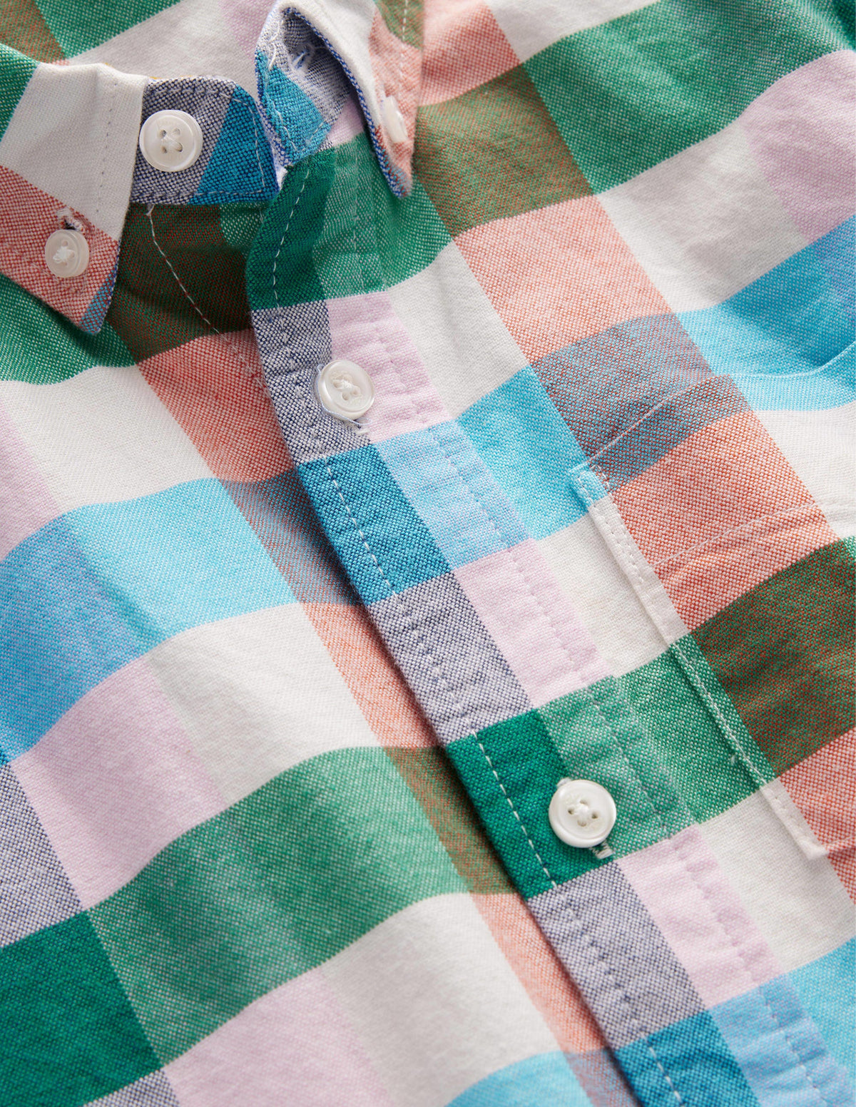 Oxford Shirt-Bonbon / Periwinkle - Image 3