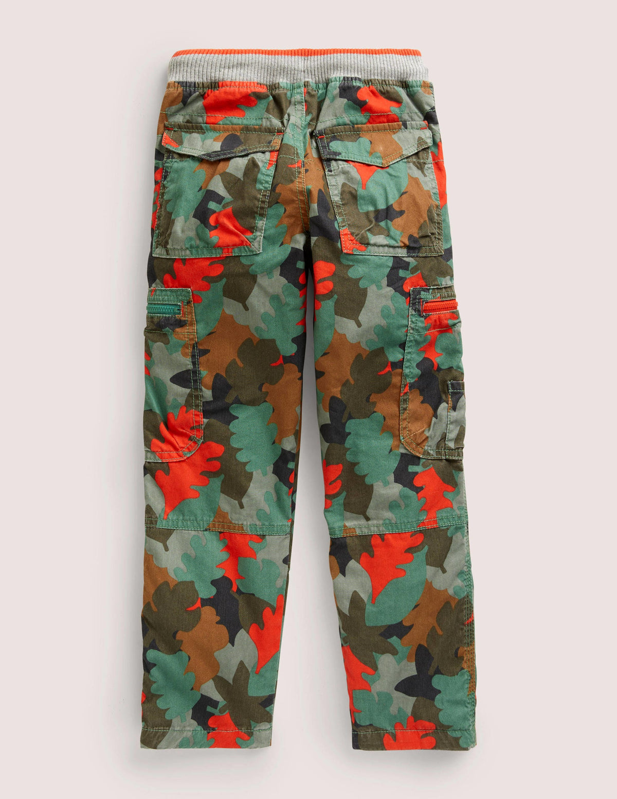Pantalon cargo doublé cosy-Camouflage feuille d'automne romarin - Image 2