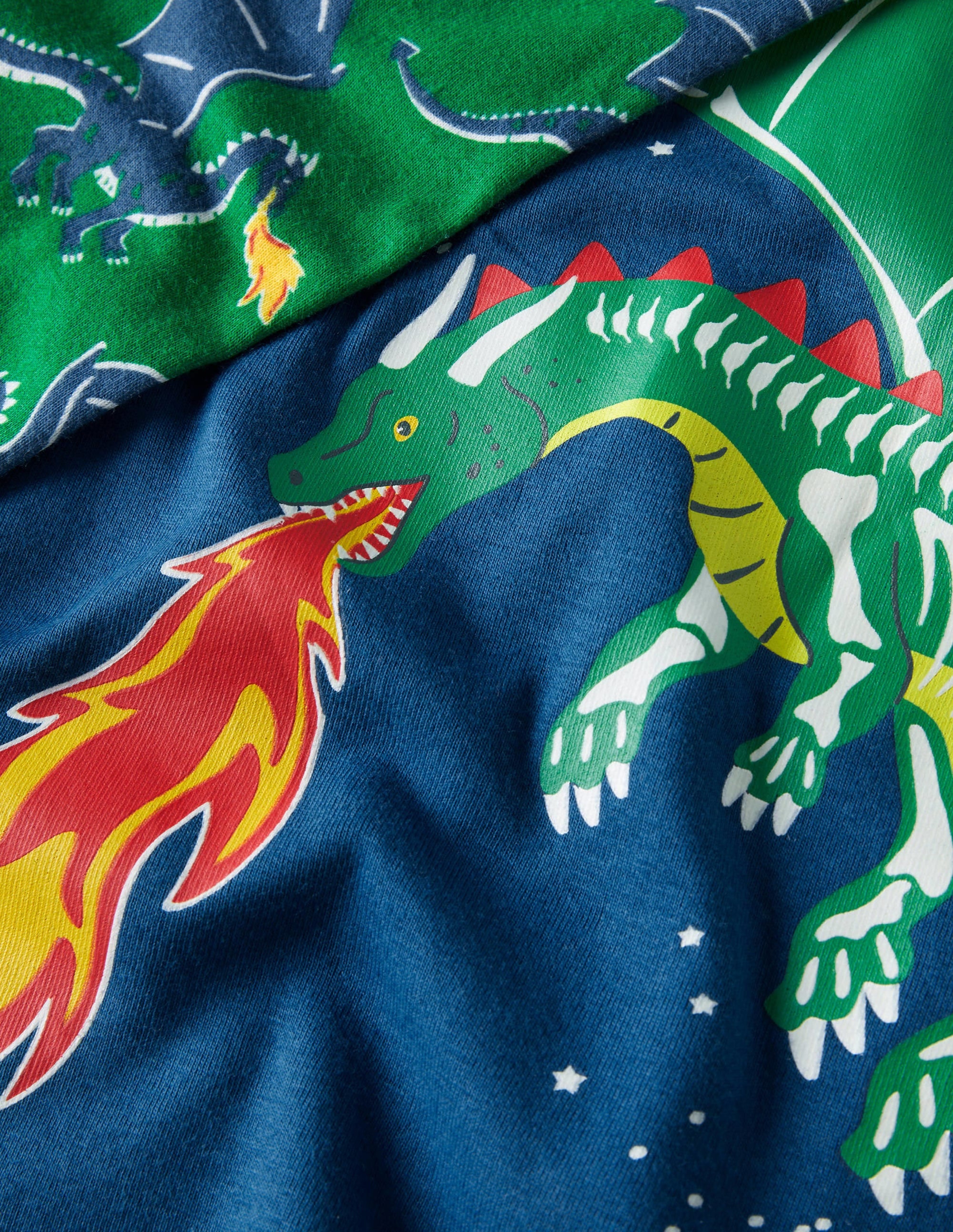 Pyjama phosphorescent douillet-Dragon bleu baltique - Image 3