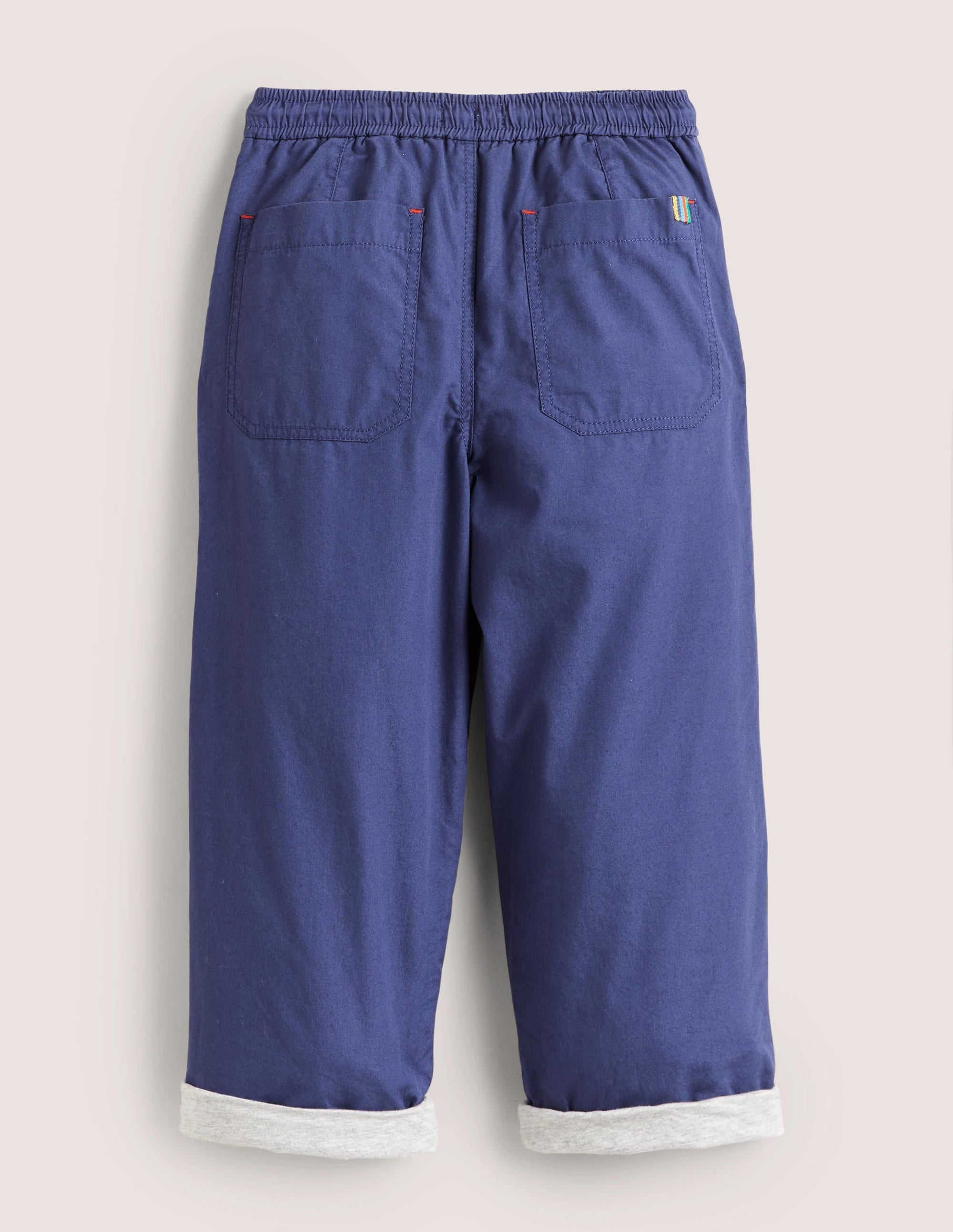 Gefütterte Cordhose-Segelblau - Image 2