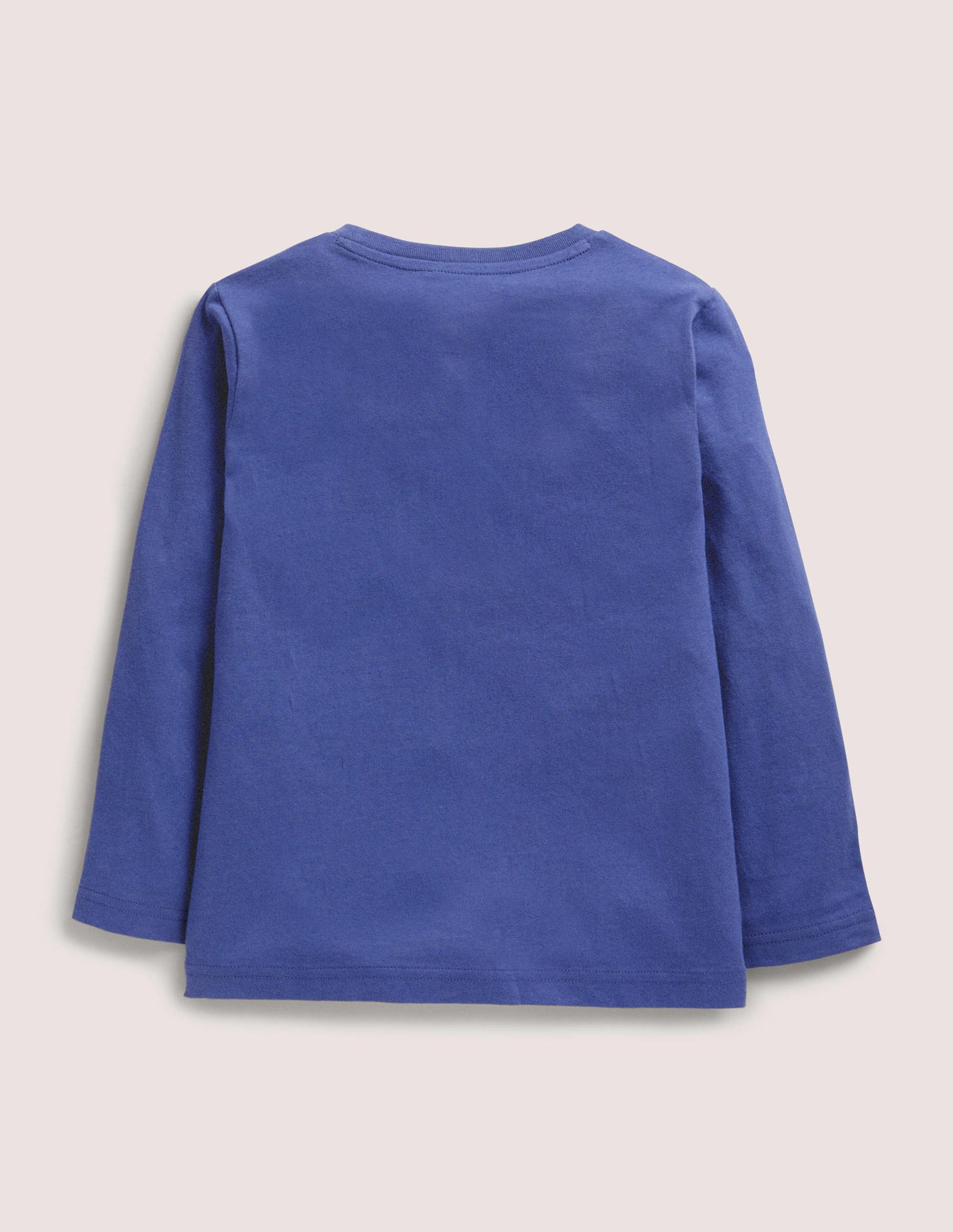 Oberteil mit Superstitch-Segelblau, Igel-2