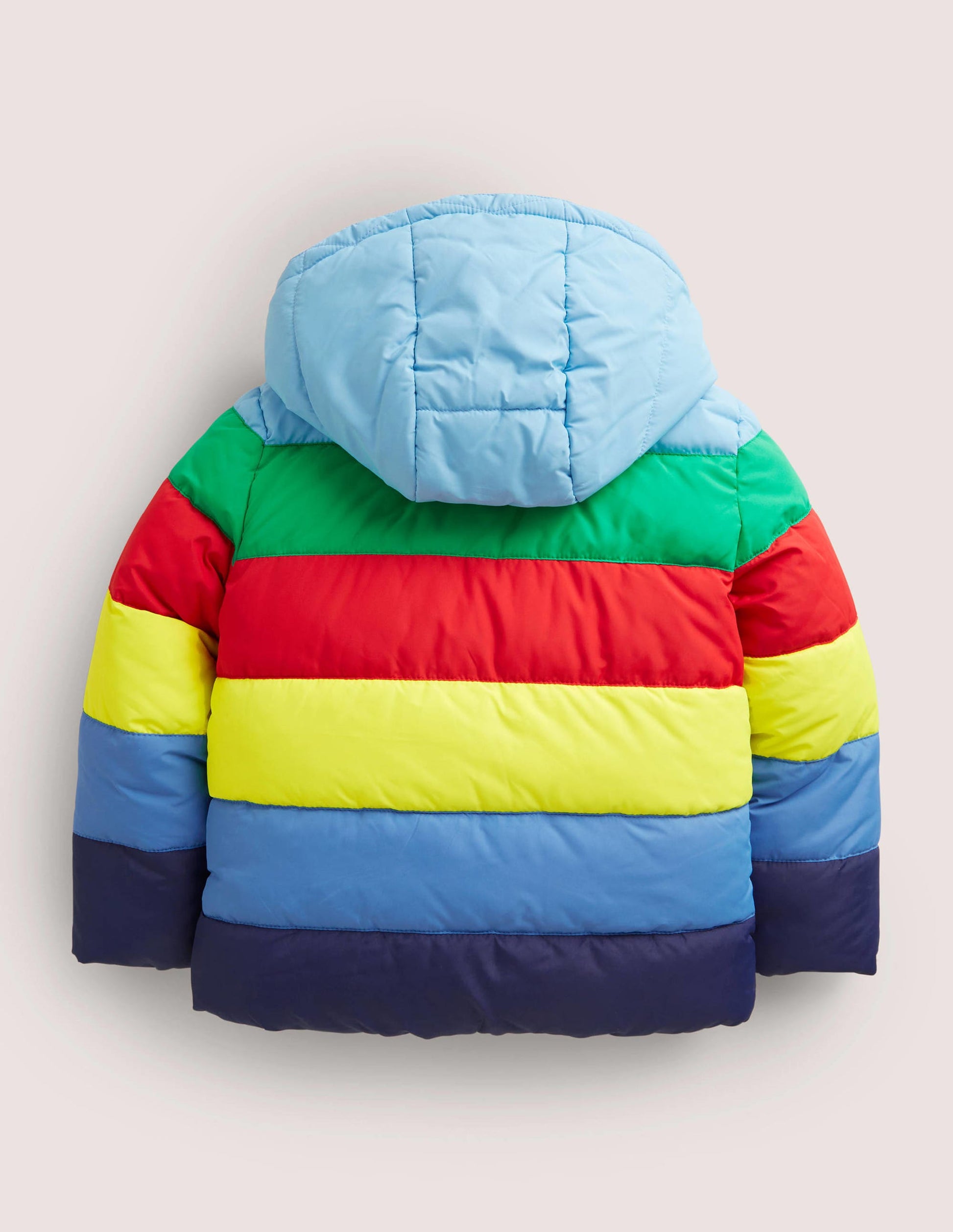 Wasserabweisende wattierte Jacke-Bunt, Regenbogenfarben-2