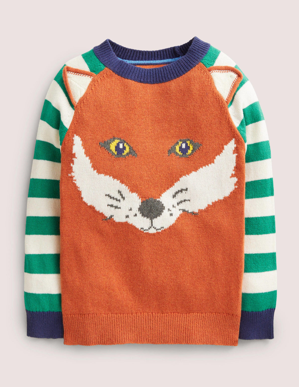 Hotchpotch Logo Jumper-Rust Orange Fox-1