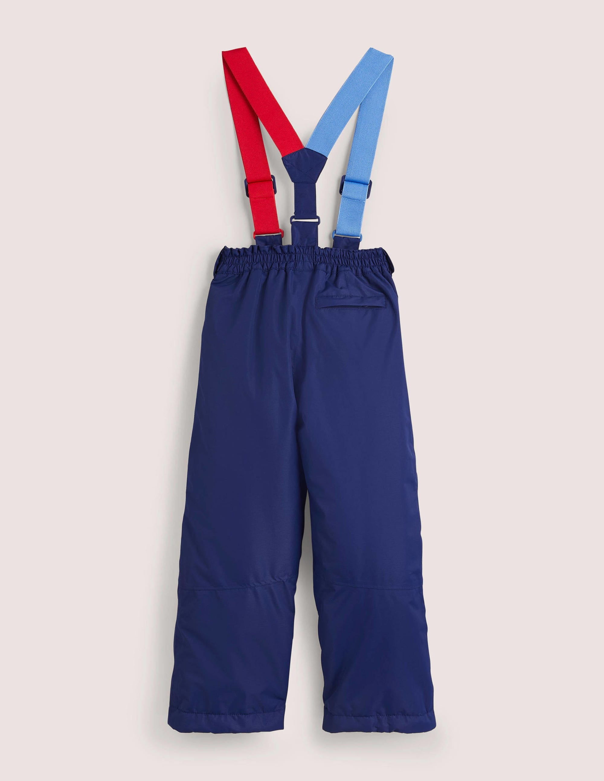 Navy Waterproof Dungaree Trousers-College Navy - Image 2