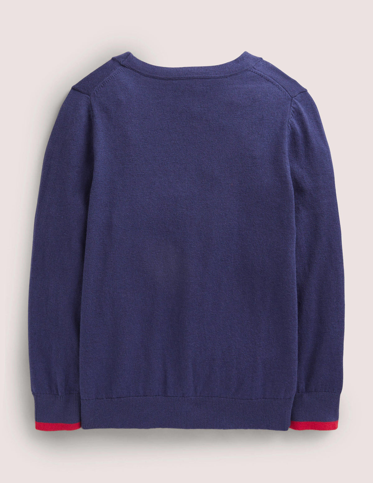 Baumwoll-Kaschmir-Cardigan-Schuluniform-Navy-2