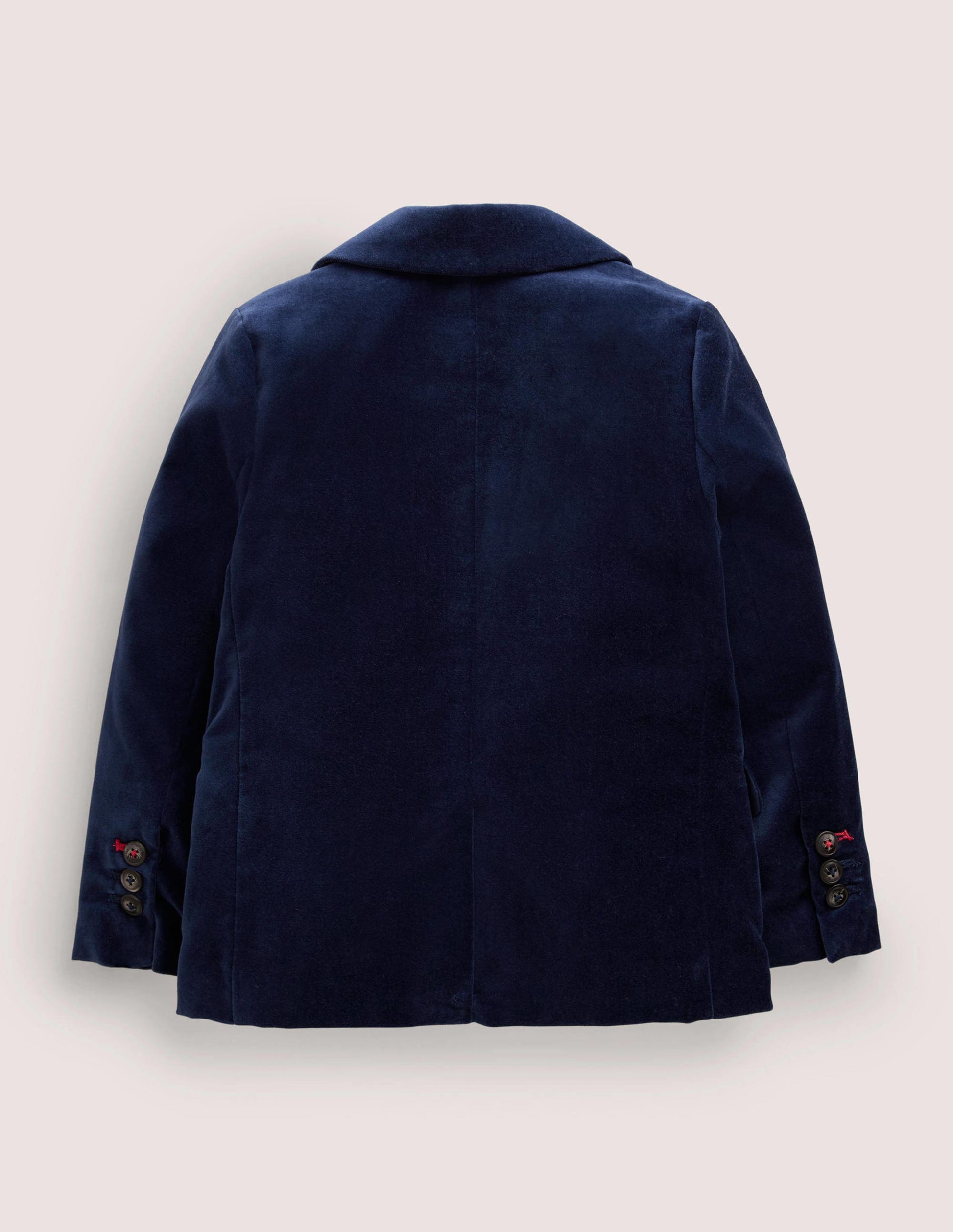 Navy Velvet Christmas Party Blazer-Schuluniform-Navy, Samt-2