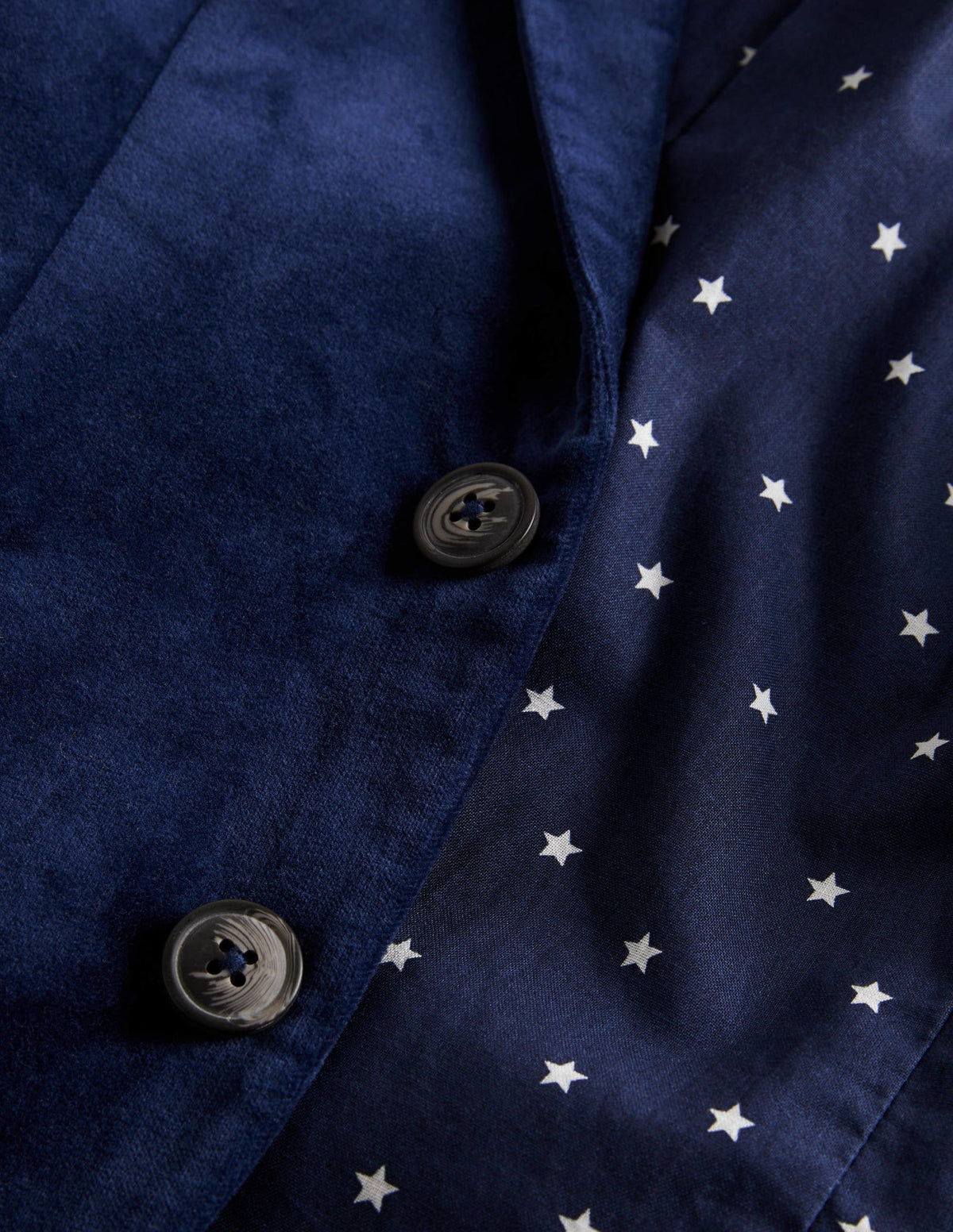 Navy Velvet Christmas Party Blazer-Schuluniform-Navy, Samt-3