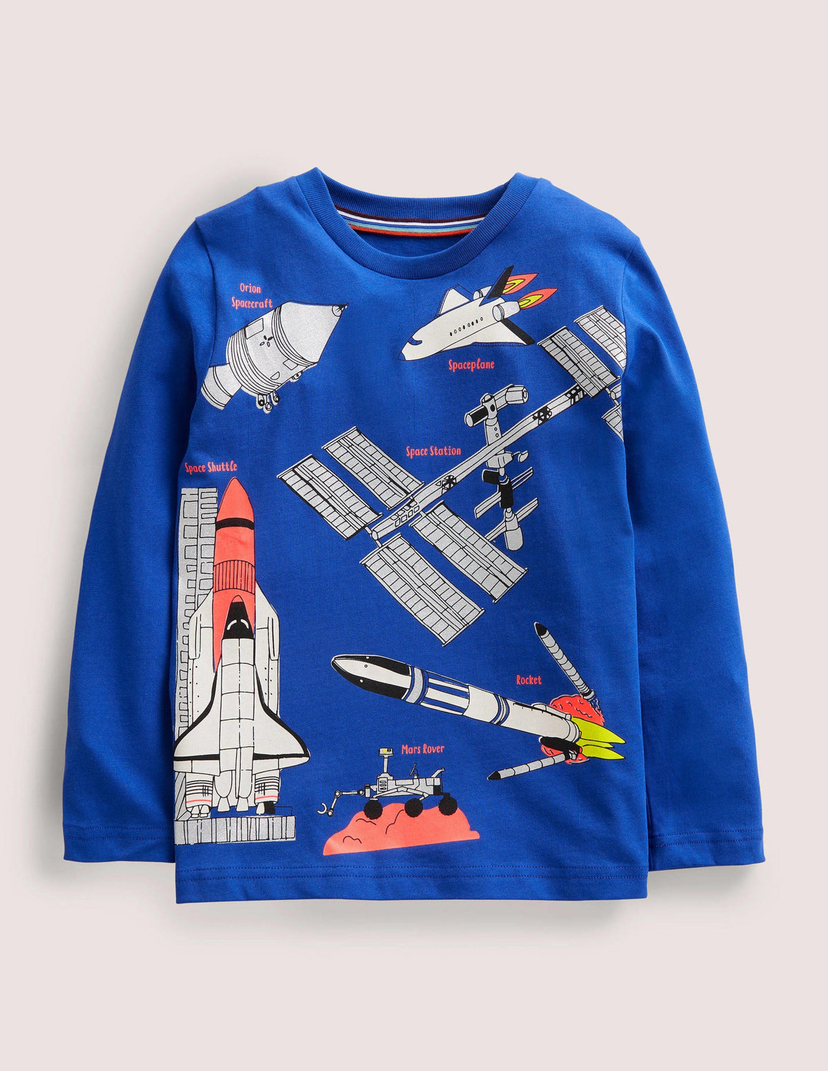 Foil Printed Vehicle T-shirt-Brilliant Blue Space - Image 1