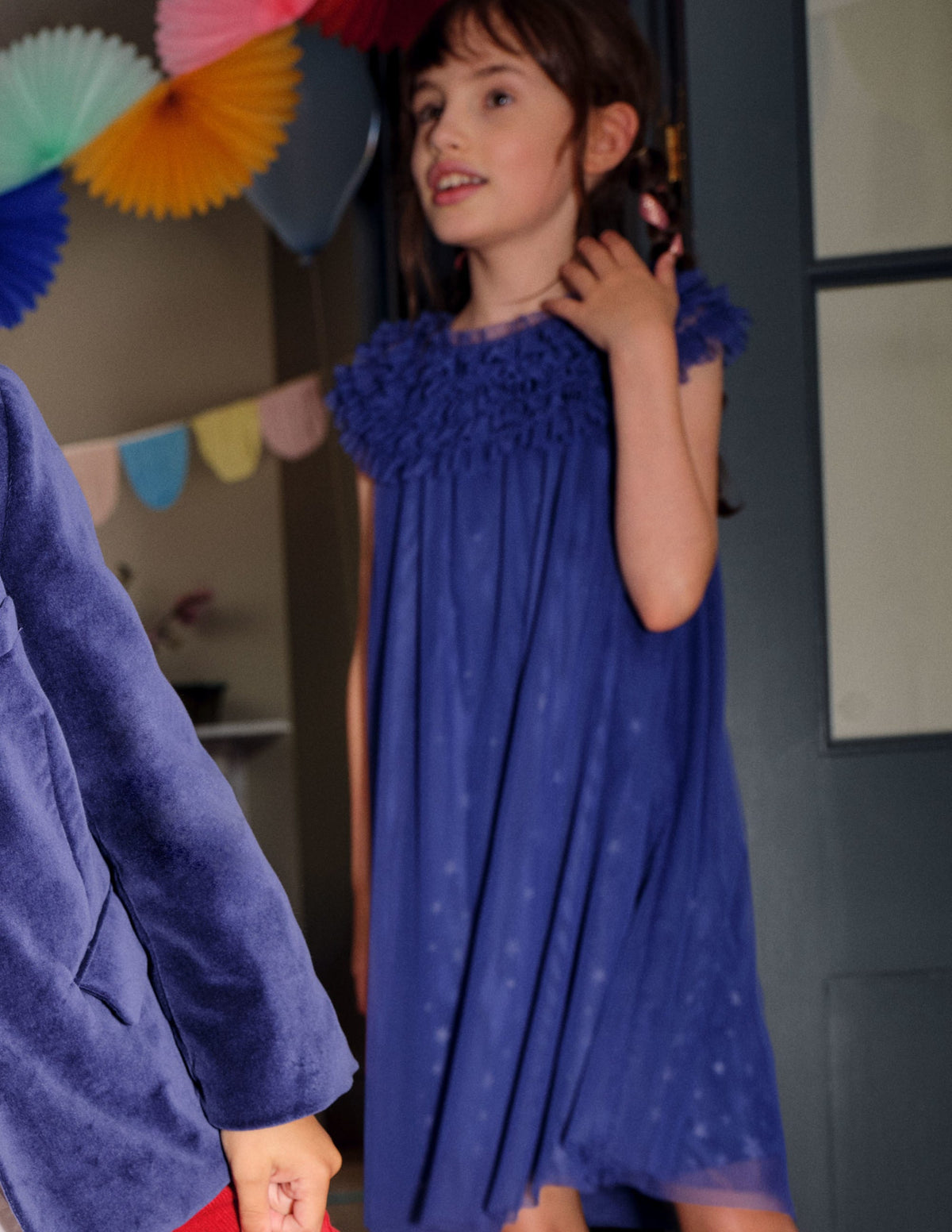 Im Dunkeln leuchtendes Tüllkleid-Segelblau, Leuchtende Sterne - Image 4