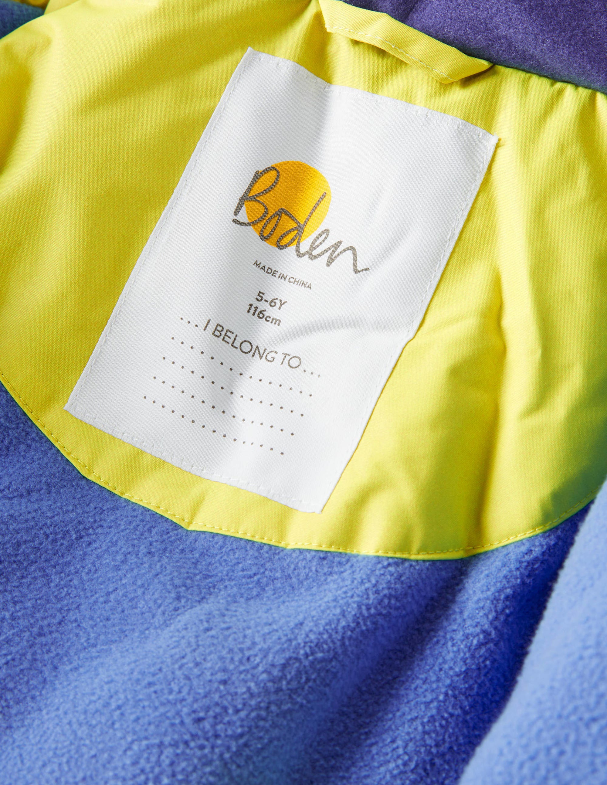 Wasserdichte Allwetterjacke-Sonnenblumengelb - Image 4