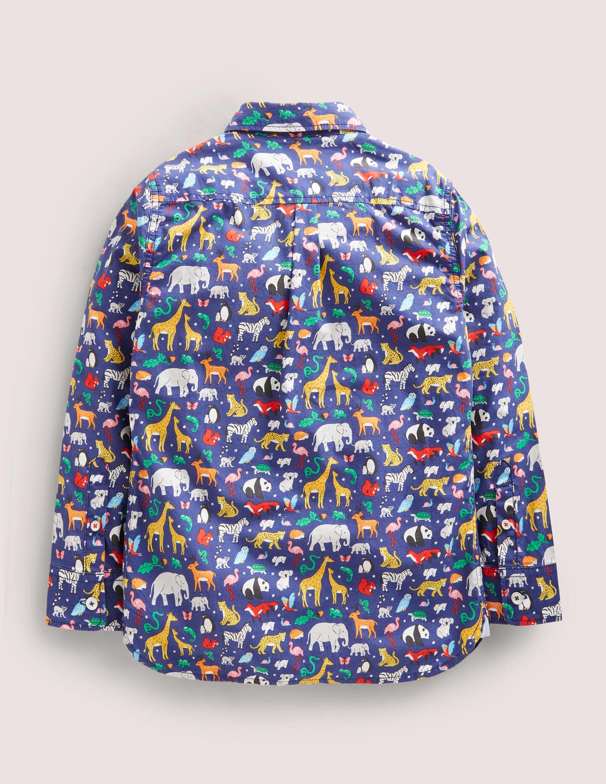 Lässiges Twill-Hemd-Segelblau, Tiere - Image 2