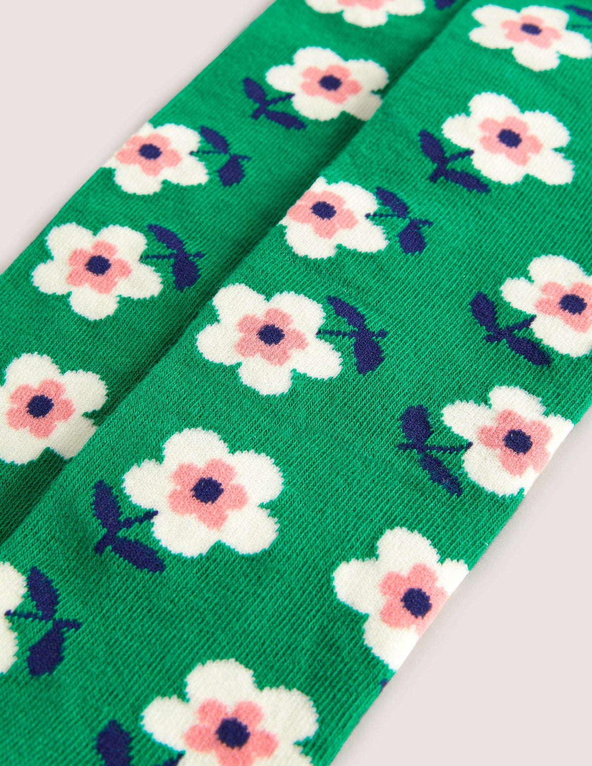 Collant à motif-Fleurs vertes - Image 2
