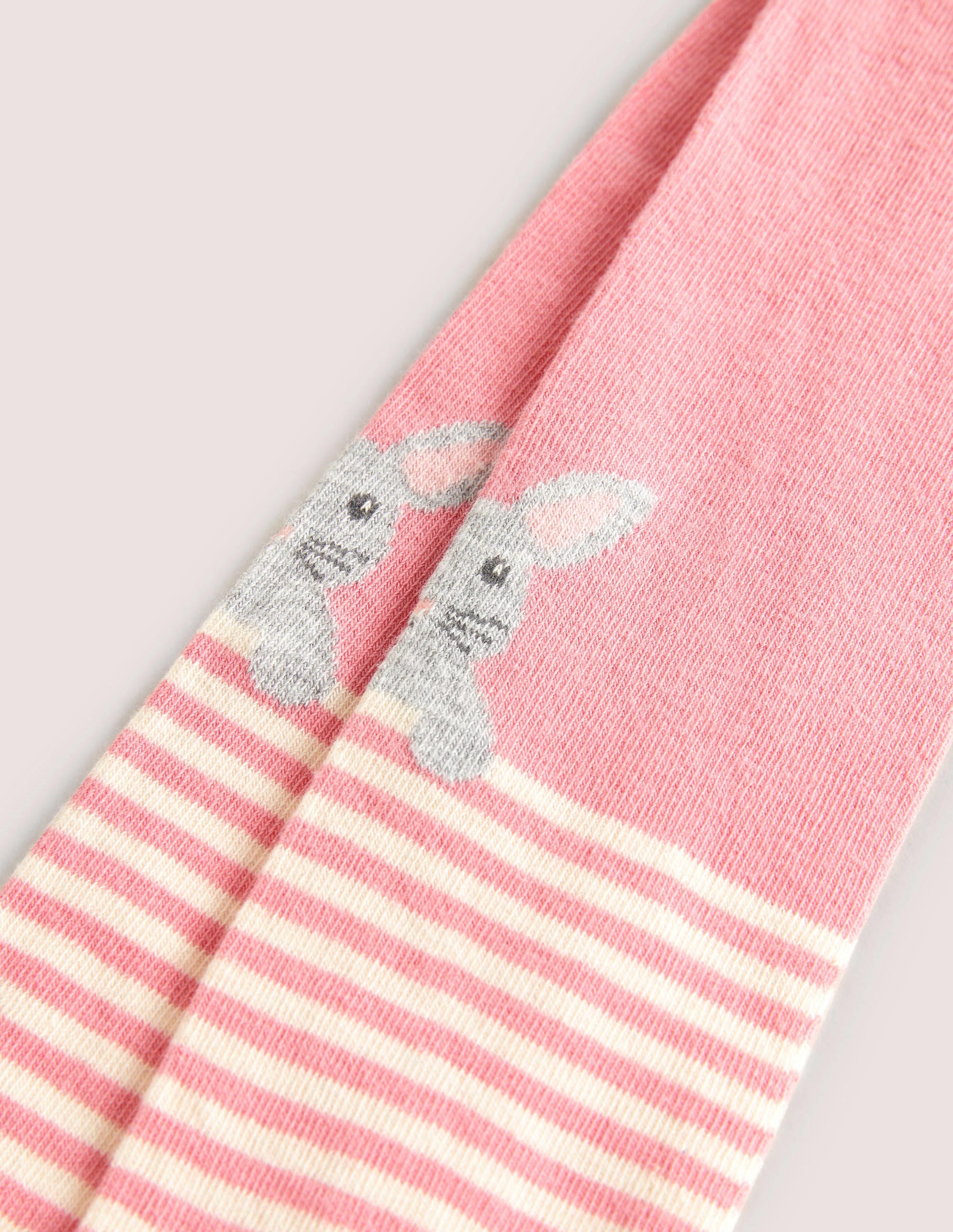 Patterned Tights-Pink Bunny - Image 2