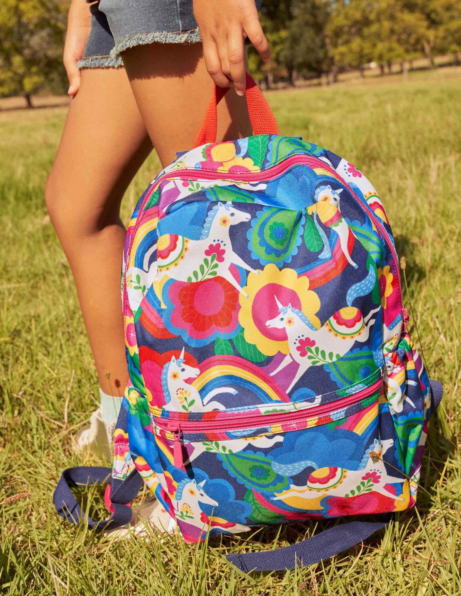 Schultasche-Einhorn/Regenbogen-5