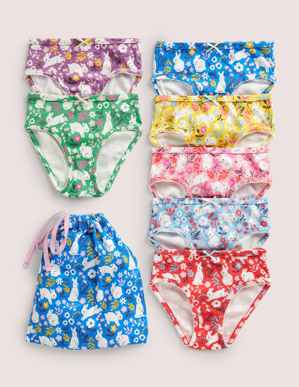 Pants 7 Pack-Aloe Bunny Field - Image 1