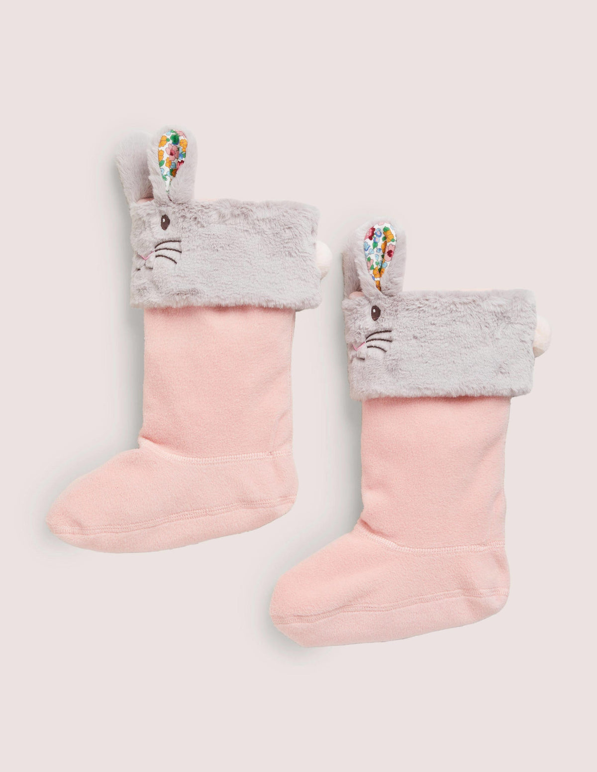 Socken für Gummistiefel-Rosa, Häschen - Image 1