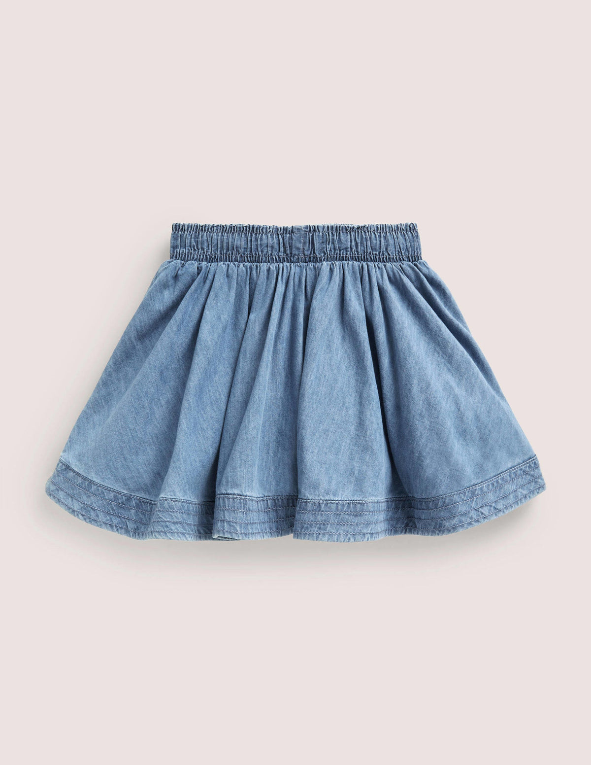 Ausgestellter Webrock-Helles Vintageblau, Denim - Image 2