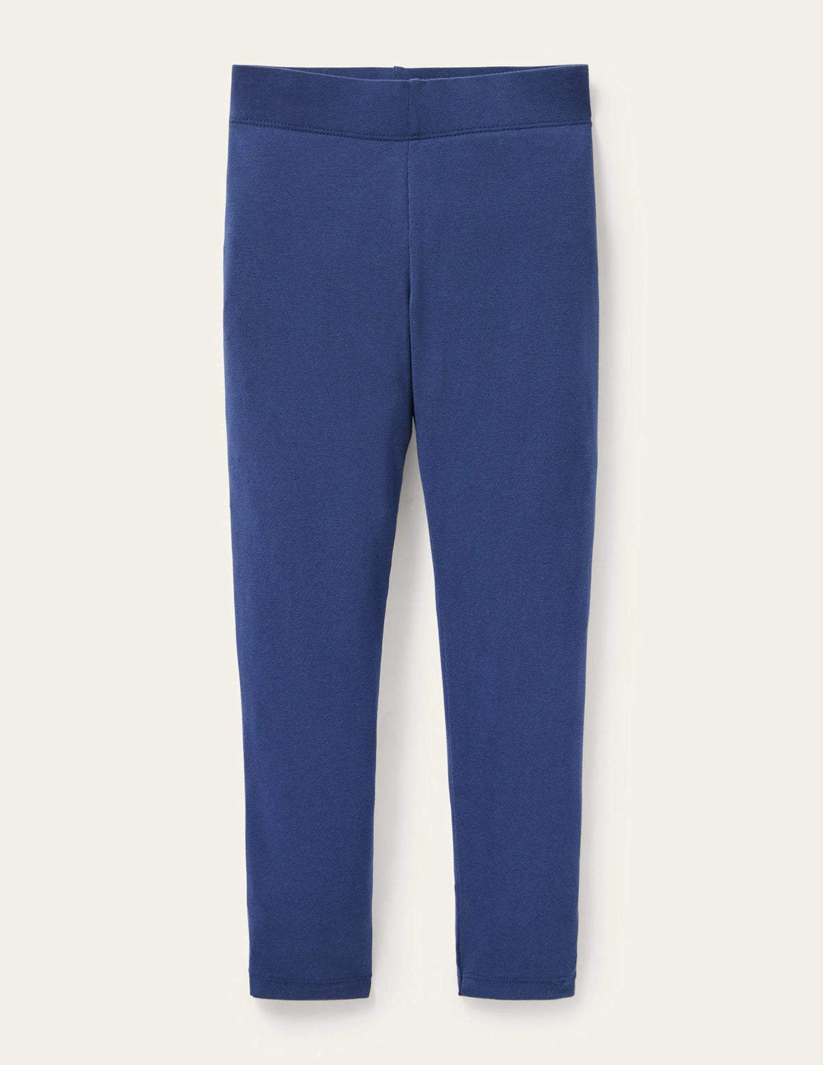 Einfarbige Leggings-Segelblau-1