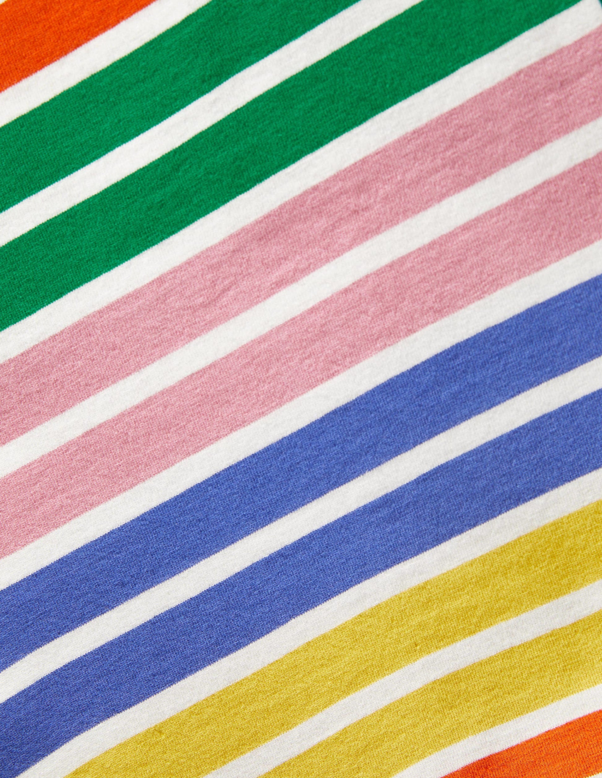 Rainbow Breton Top-Bunt, Regenbogenfarben-3
