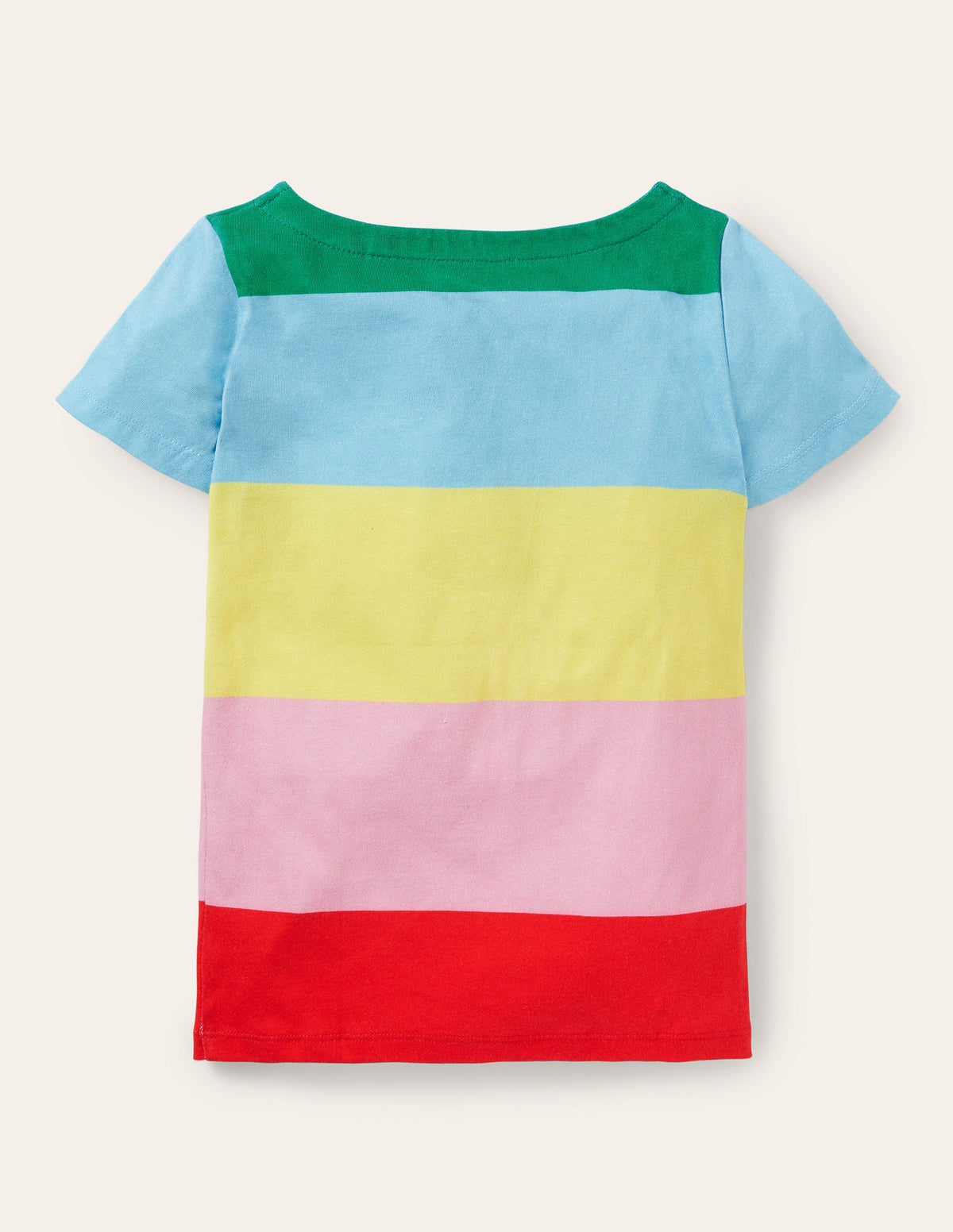 Kurzärmliges Bretonshirt-Bunt, Gestreift-2