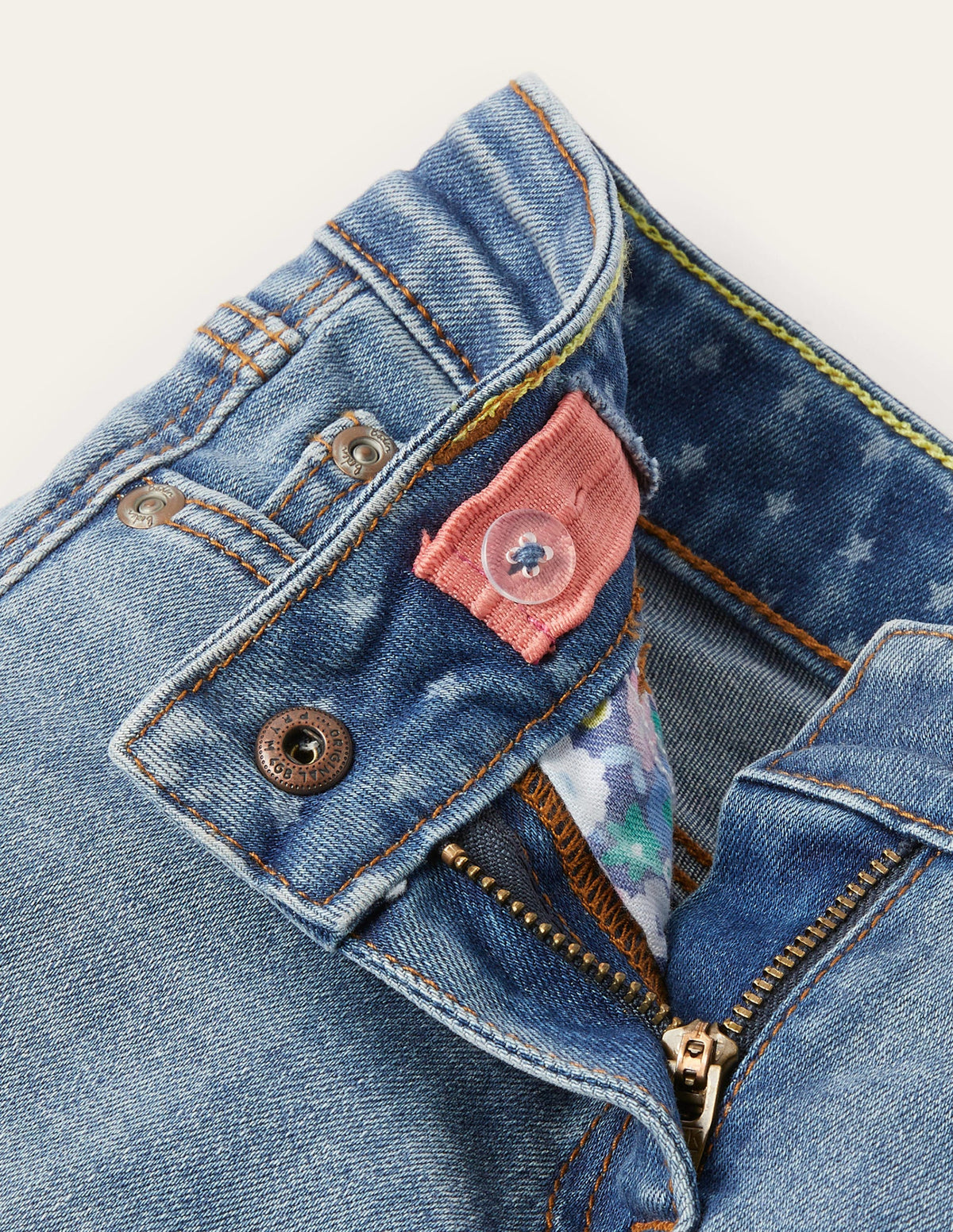 Eng anliegende Active-Flex Jeans-Helles Vintageblau, Denim - Image 3
